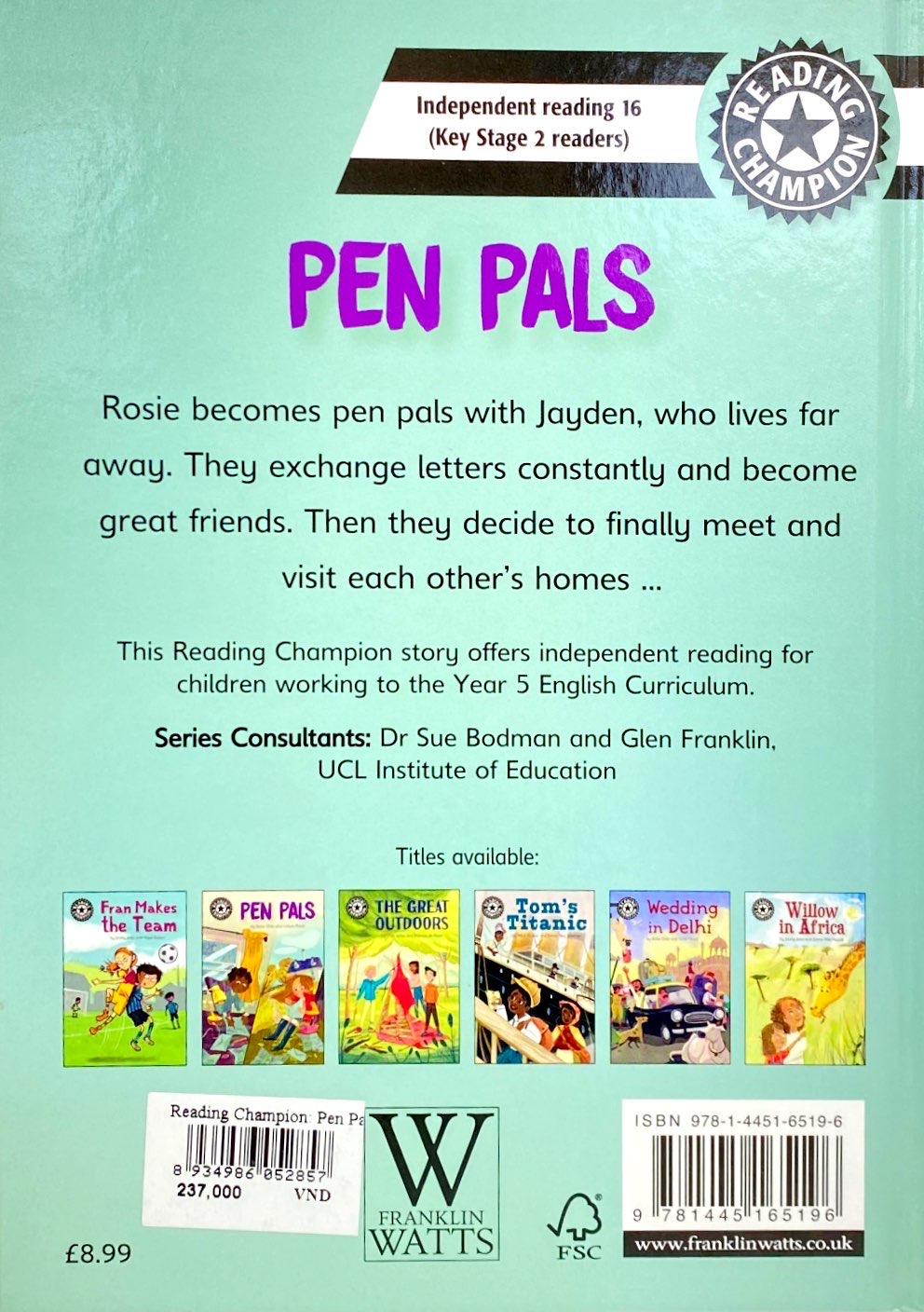 pen pals: independent reading 16 (reading champion) - Ảnh 11