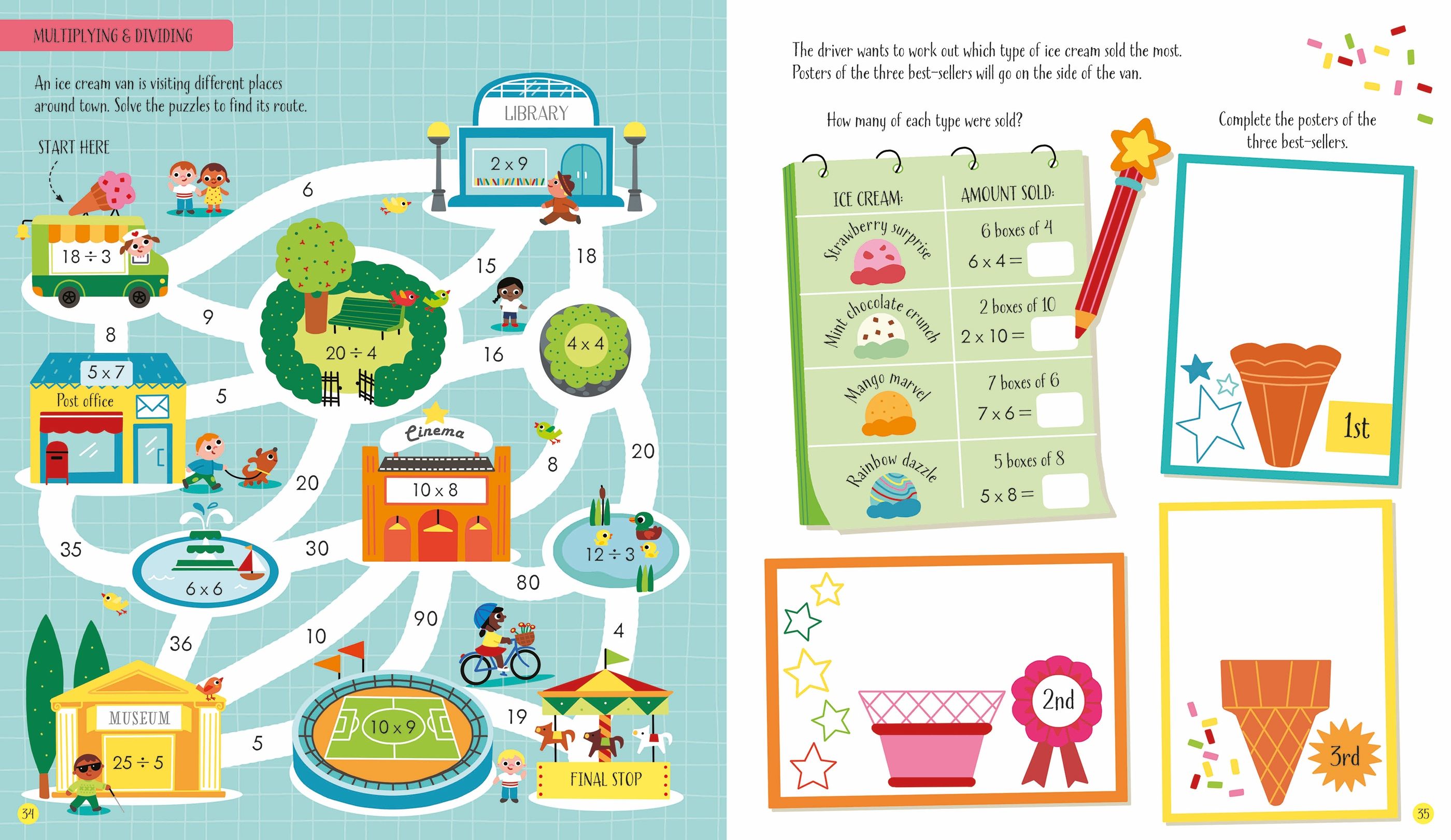 pencil and paper maths activity books - Ảnh 5