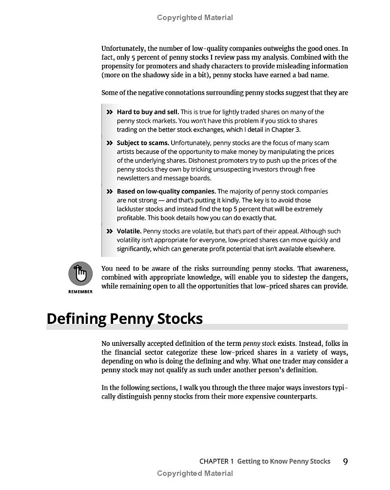 penny stocks for dummies 3rd edition - Ảnh 14