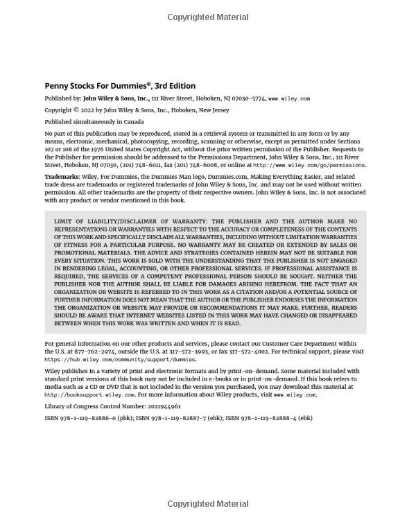 penny stocks for dummies 3rd edition - Ảnh 4