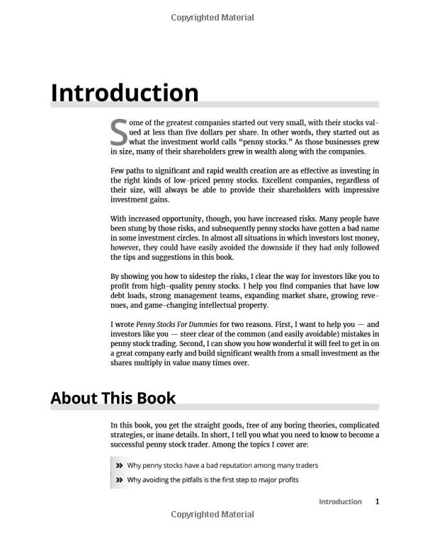 penny stocks for dummies 3rd edition - Ảnh 6
