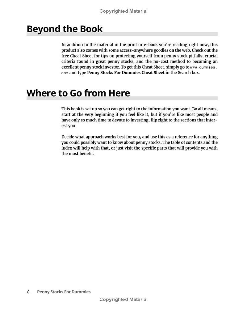 penny stocks for dummies 3rd edition - Ảnh 9