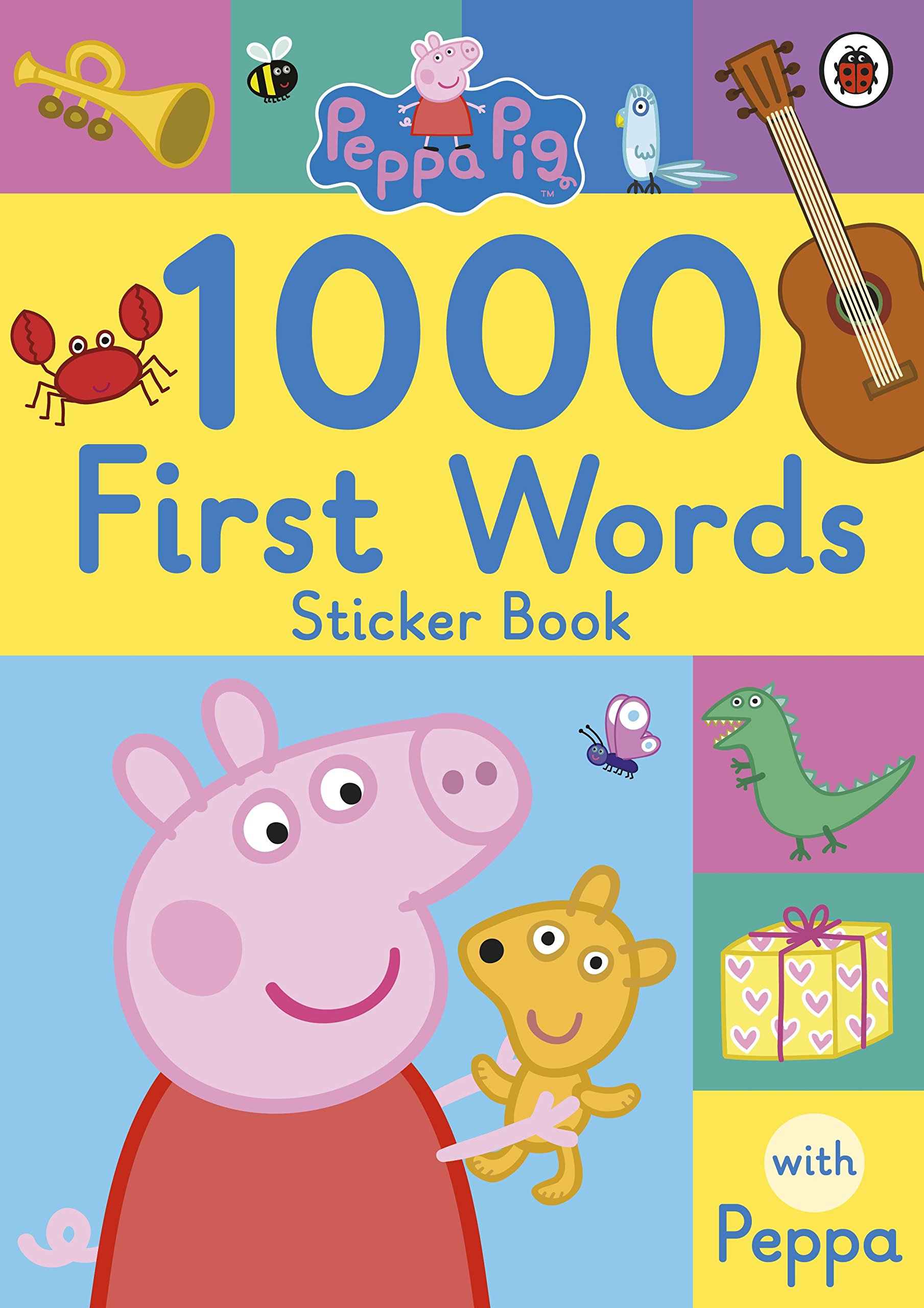 peppa pig: 1000 first words sticker book - Ảnh 2