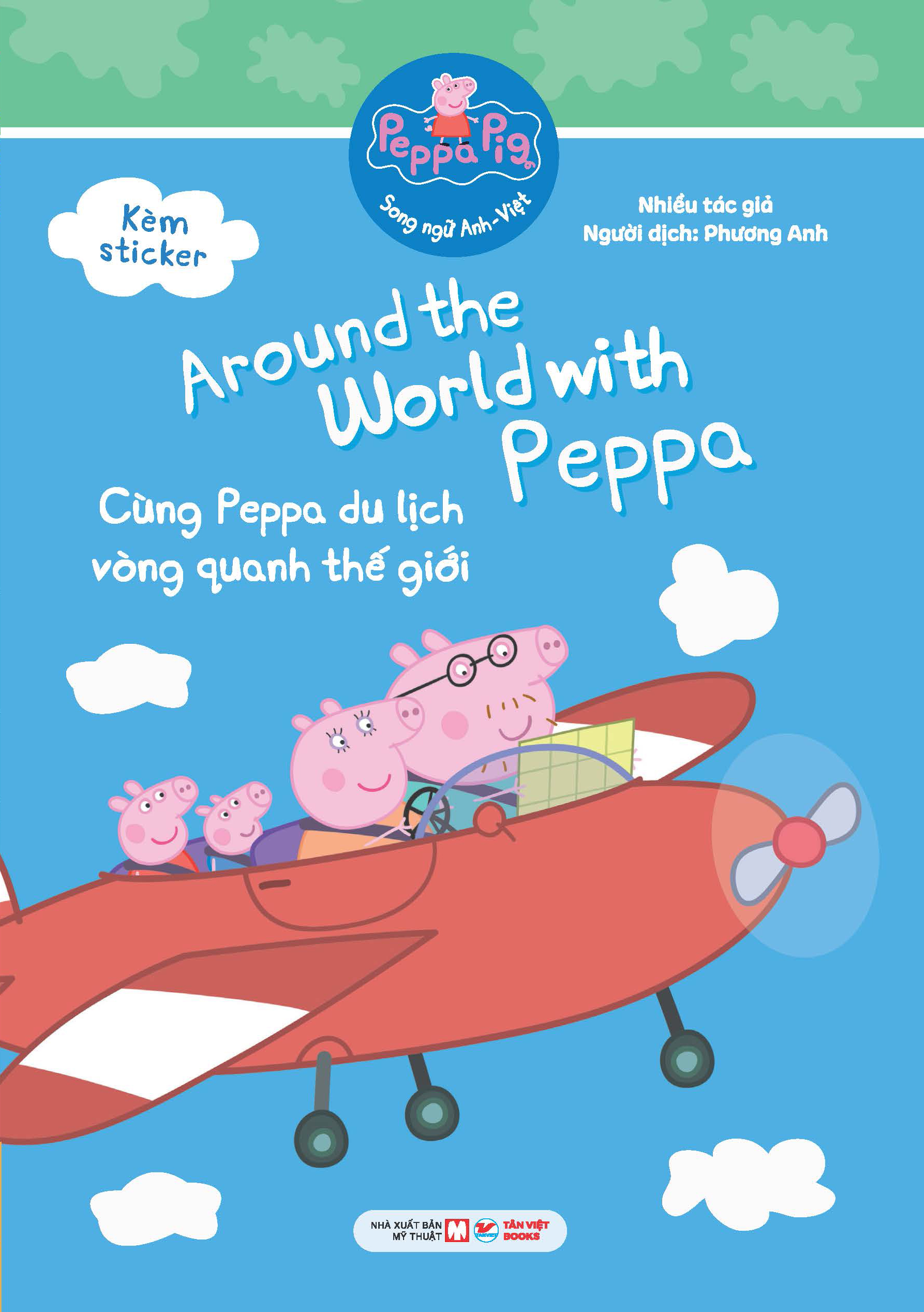 peppa pig - around the world with peppa - cùng peppa du lịch vòng quanh thế giới - song ngữ anh-việt - Ảnh 2