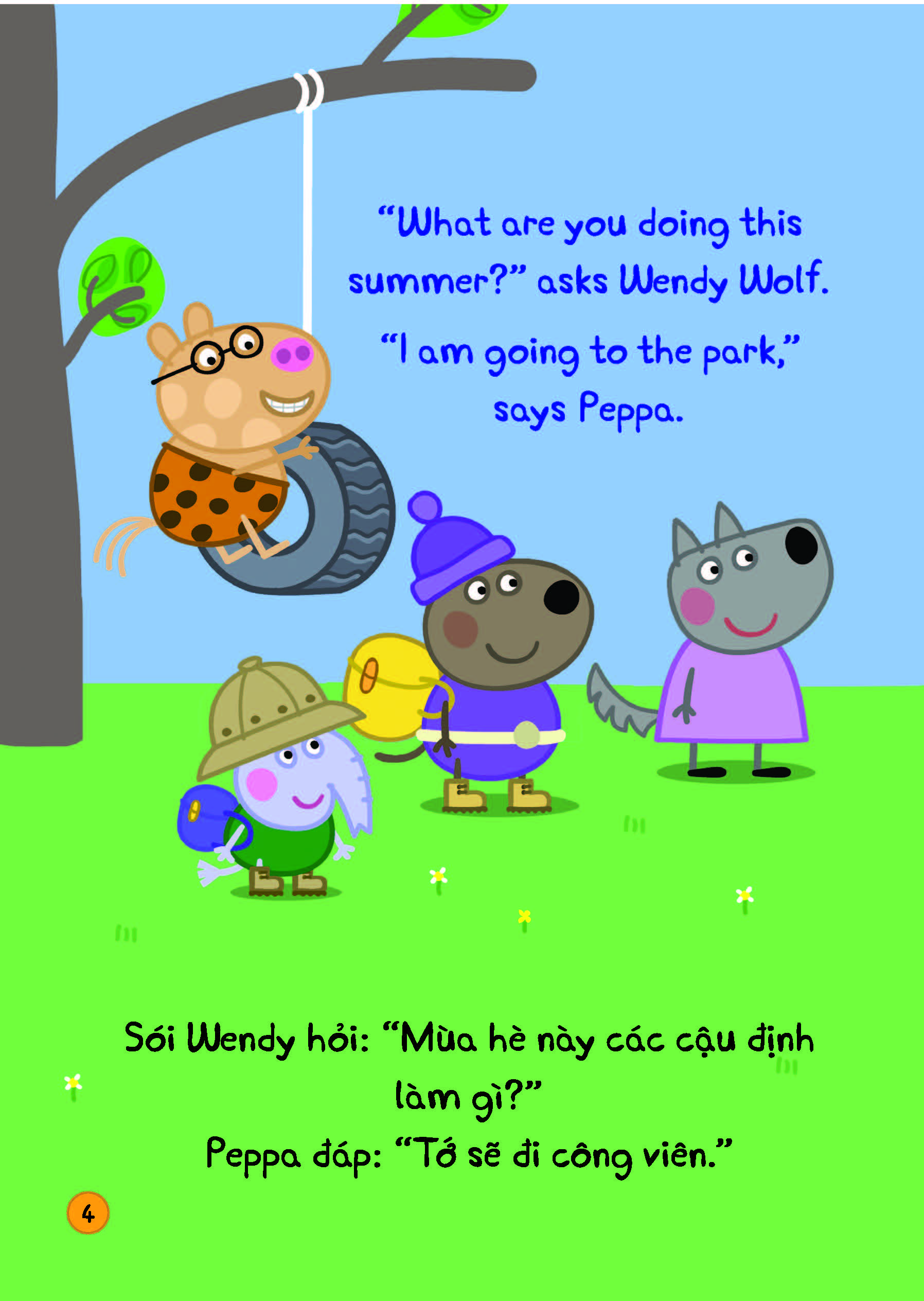 peppa pig - around the world with peppa - cùng peppa du lịch vòng quanh thế giới - song ngữ anh-việt - Ảnh 6