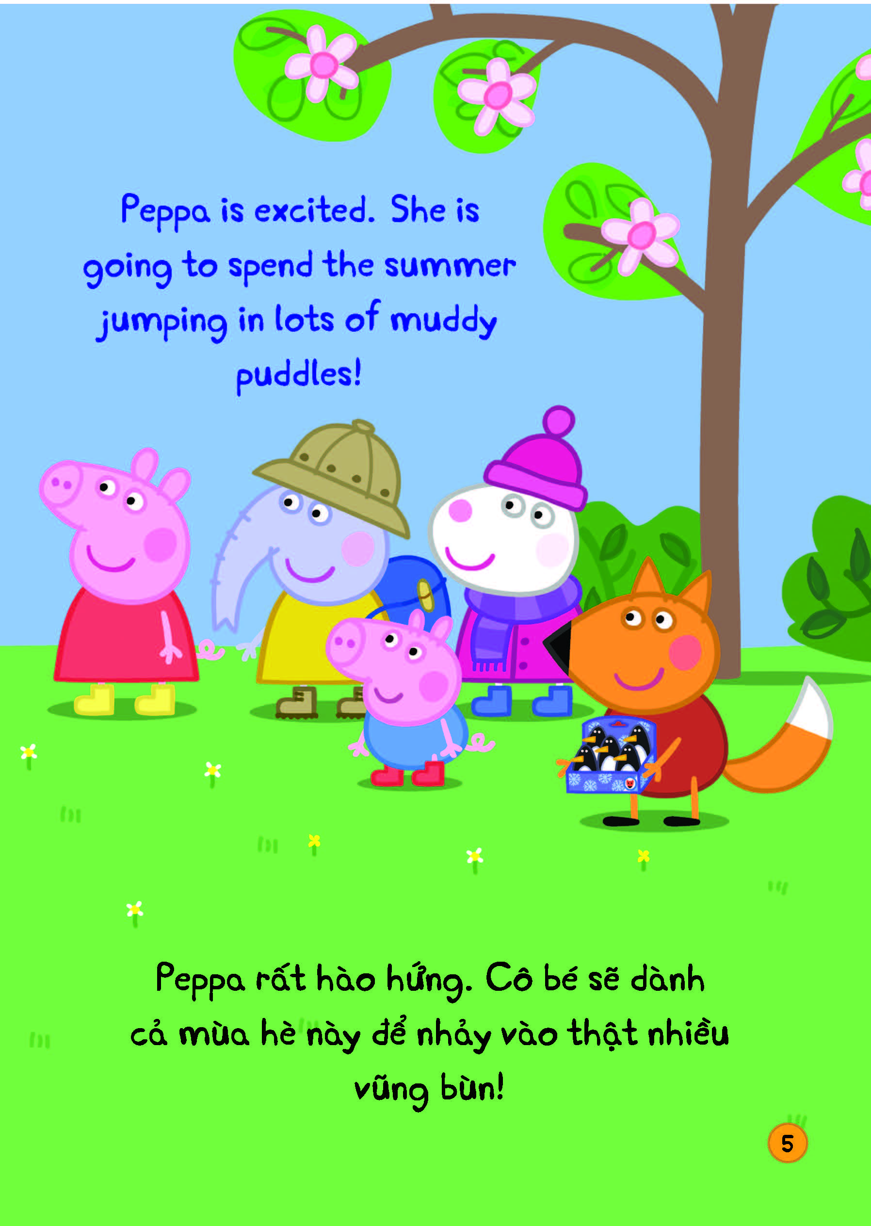 peppa pig - around the world with peppa - cùng peppa du lịch vòng quanh thế giới - song ngữ anh-việt - Ảnh 7