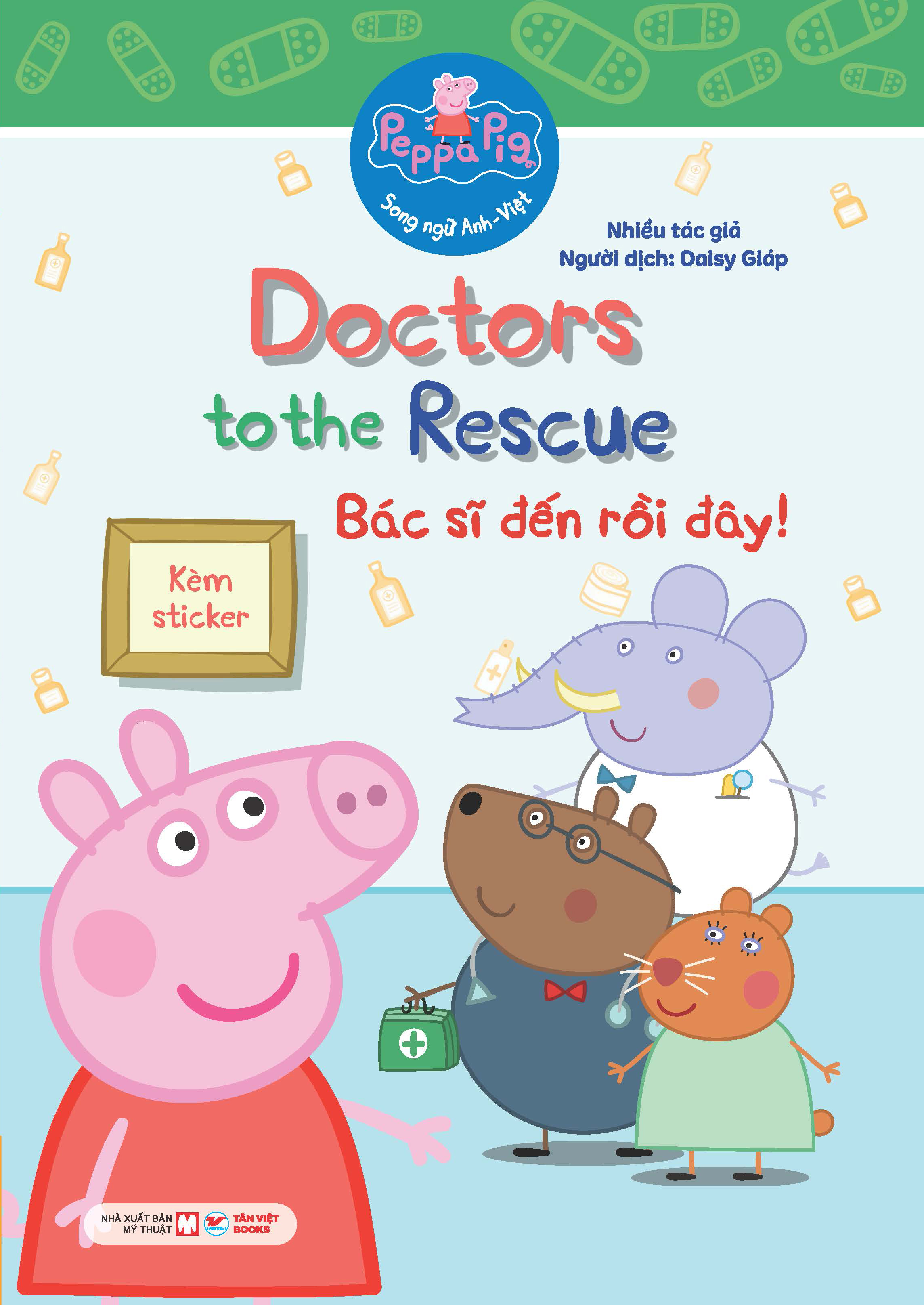 peppa pig - doctors to the rescue - bác sĩ đến rồi đây! - song ngữ anh-việt - Ảnh 8