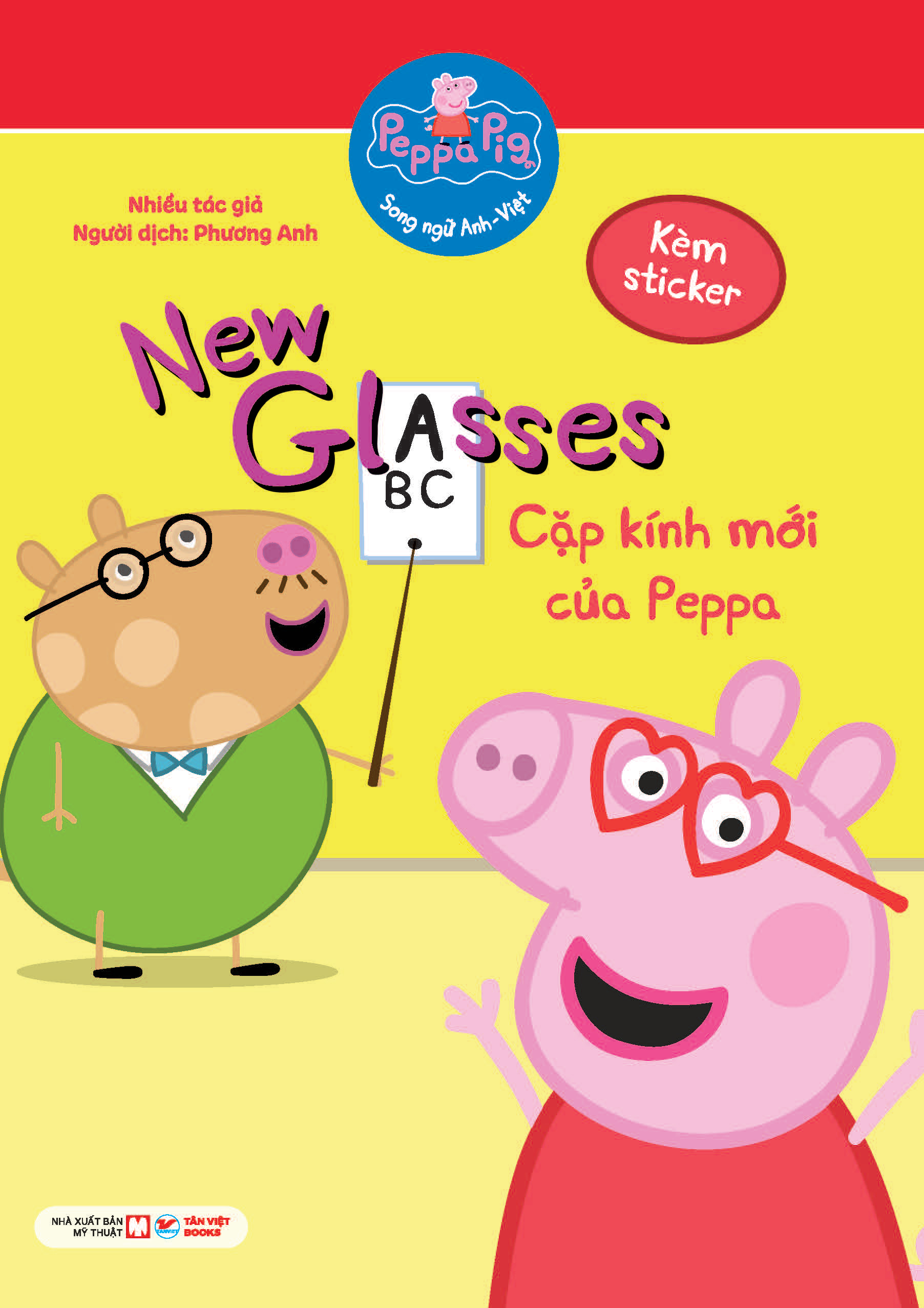 peppa pig - new glasses - cặp kính mới của peppa - song ngữ anh-việt - Ảnh 2