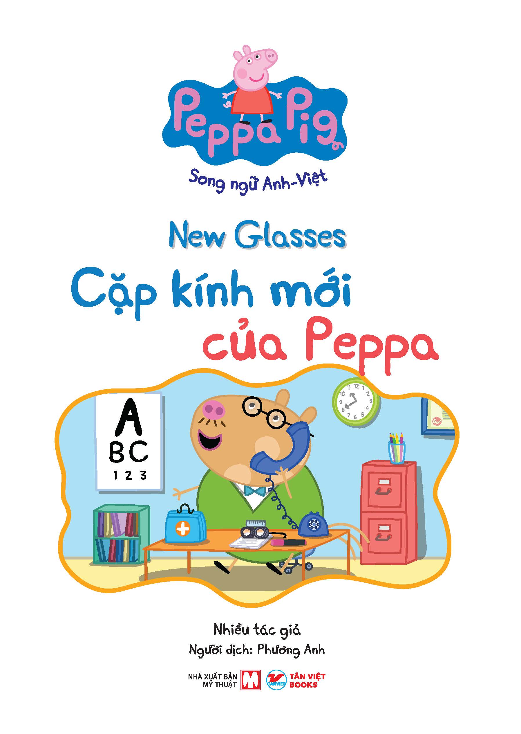 peppa pig - new glasses - cặp kính mới của peppa - song ngữ anh-việt - Ảnh 3