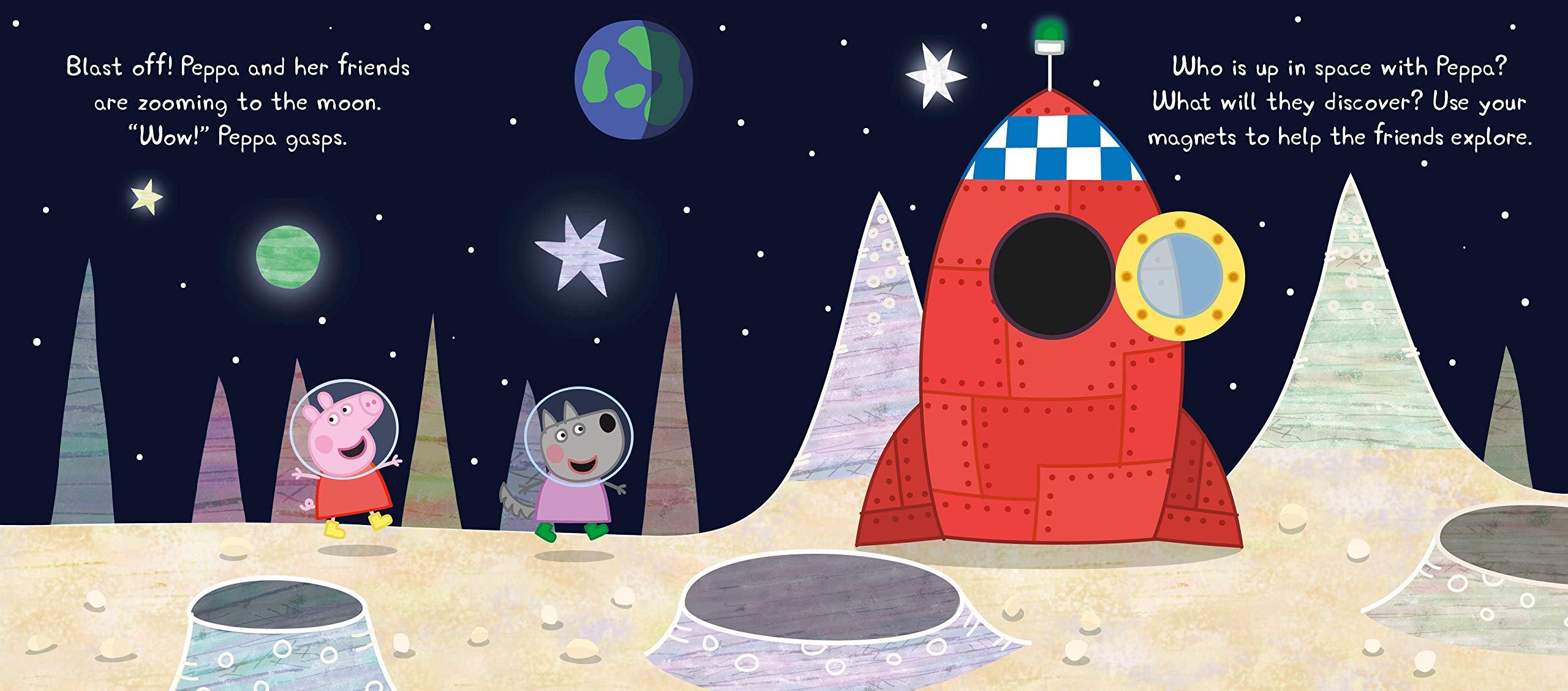 peppa pig: peppa and friends magnet book - Ảnh 3