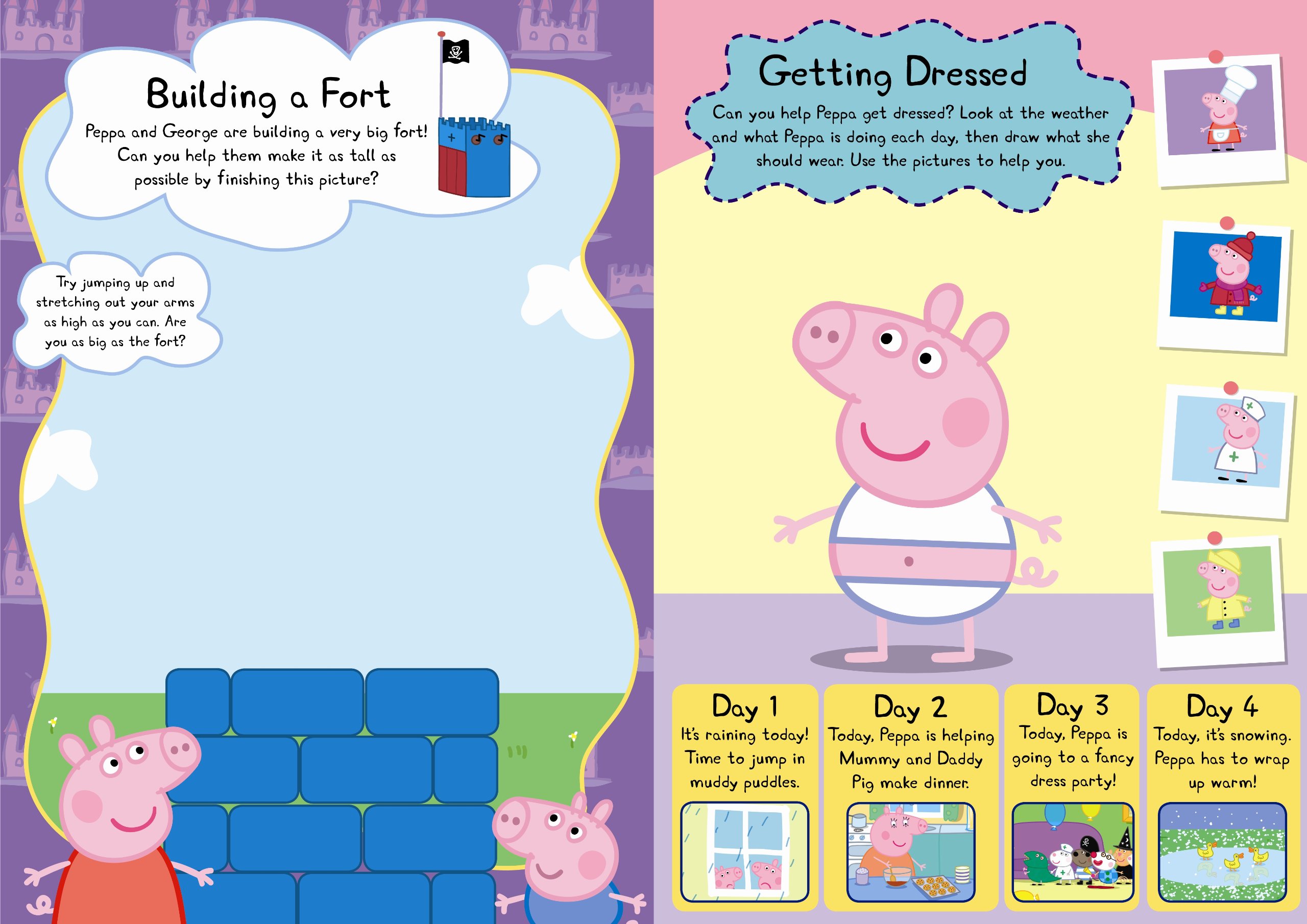 peppa pig: peppa and george's wipe-clean activity book - Ảnh 3