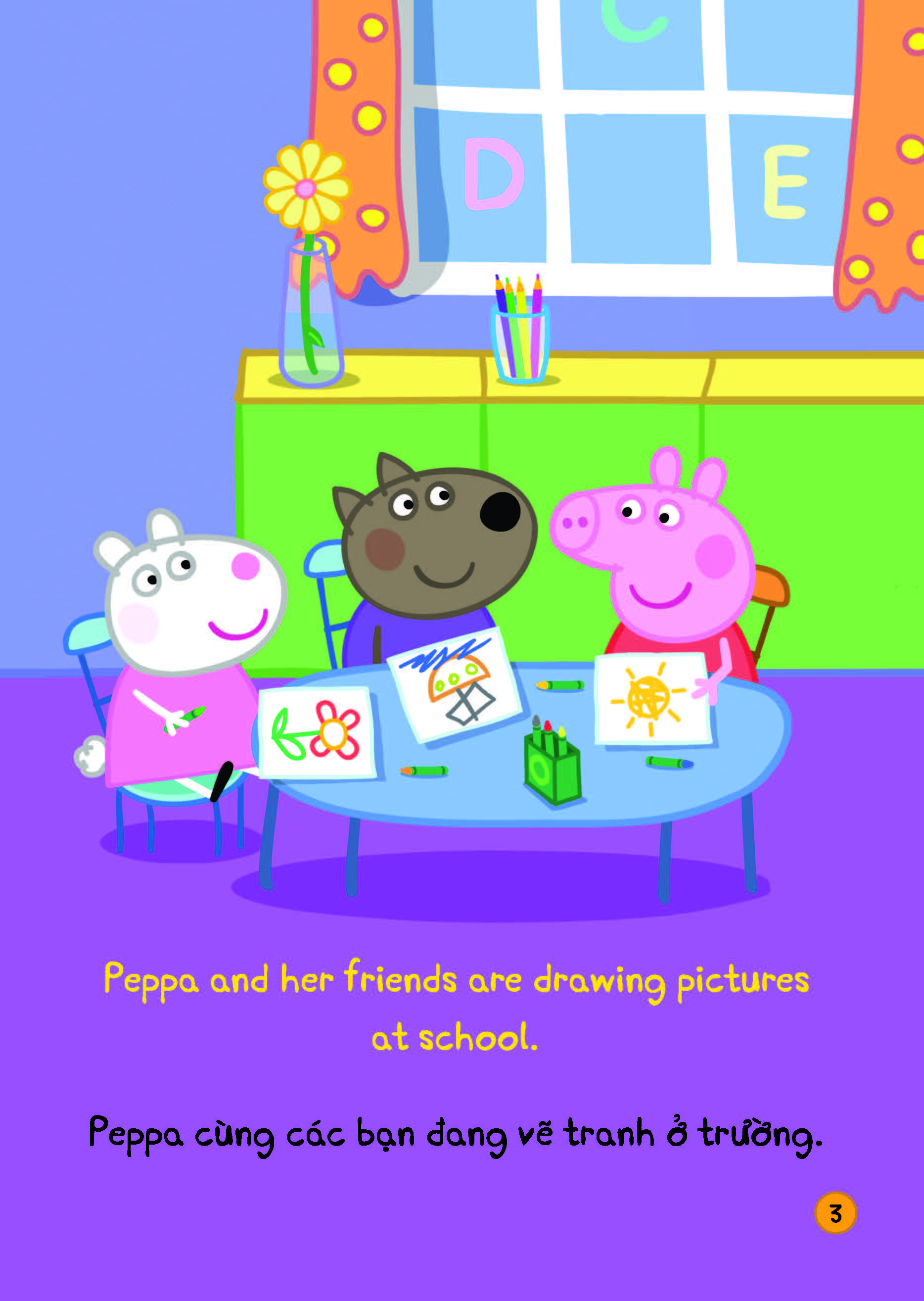 peppa pig - peppaℹs new friend - bạn mới của peppa - song ngữ anh-việt - Ảnh 5