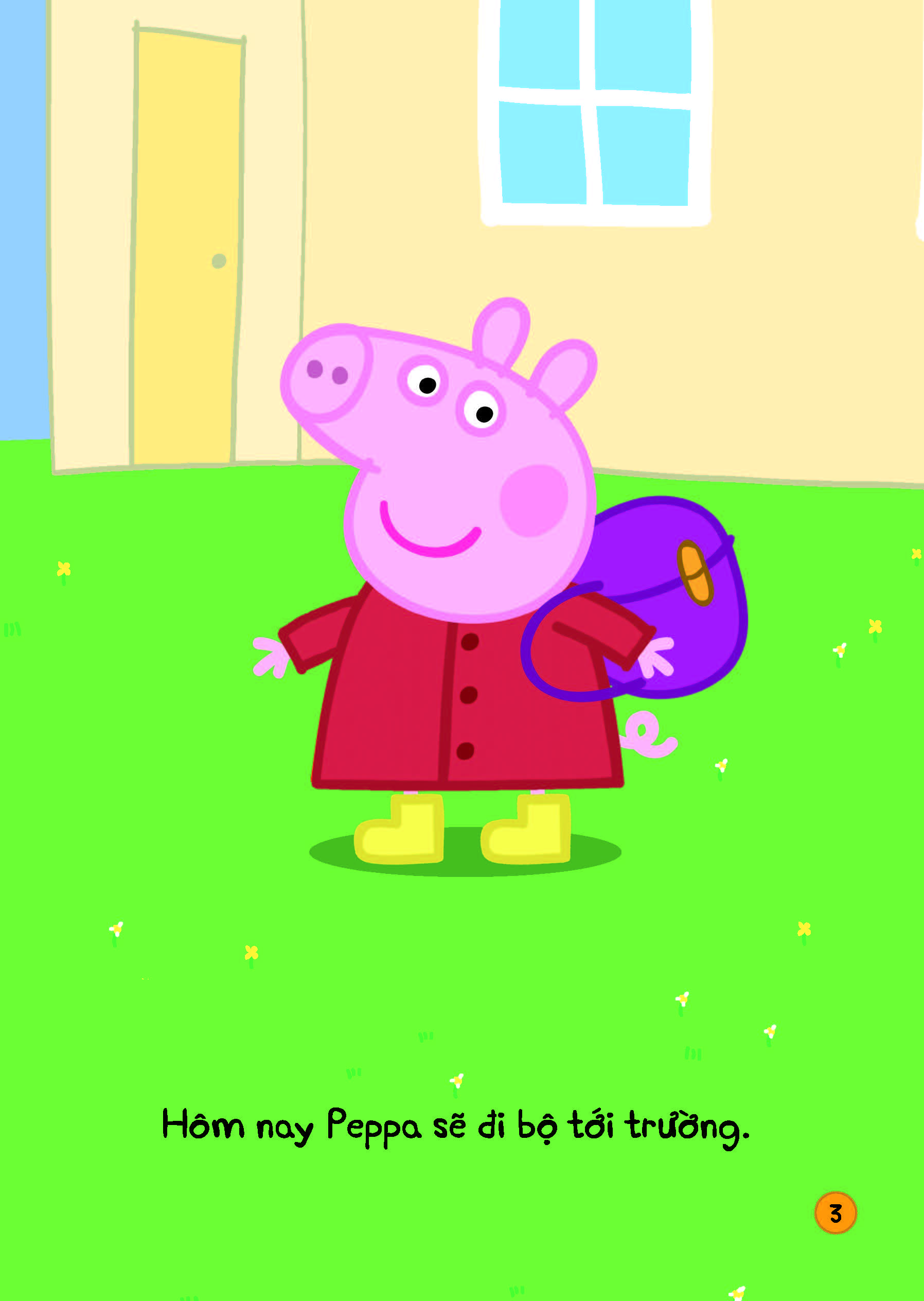 peppa pig - peppaℹs school day - một ngày ở trường của peppa - song ngữ anh-việt - Ảnh 5