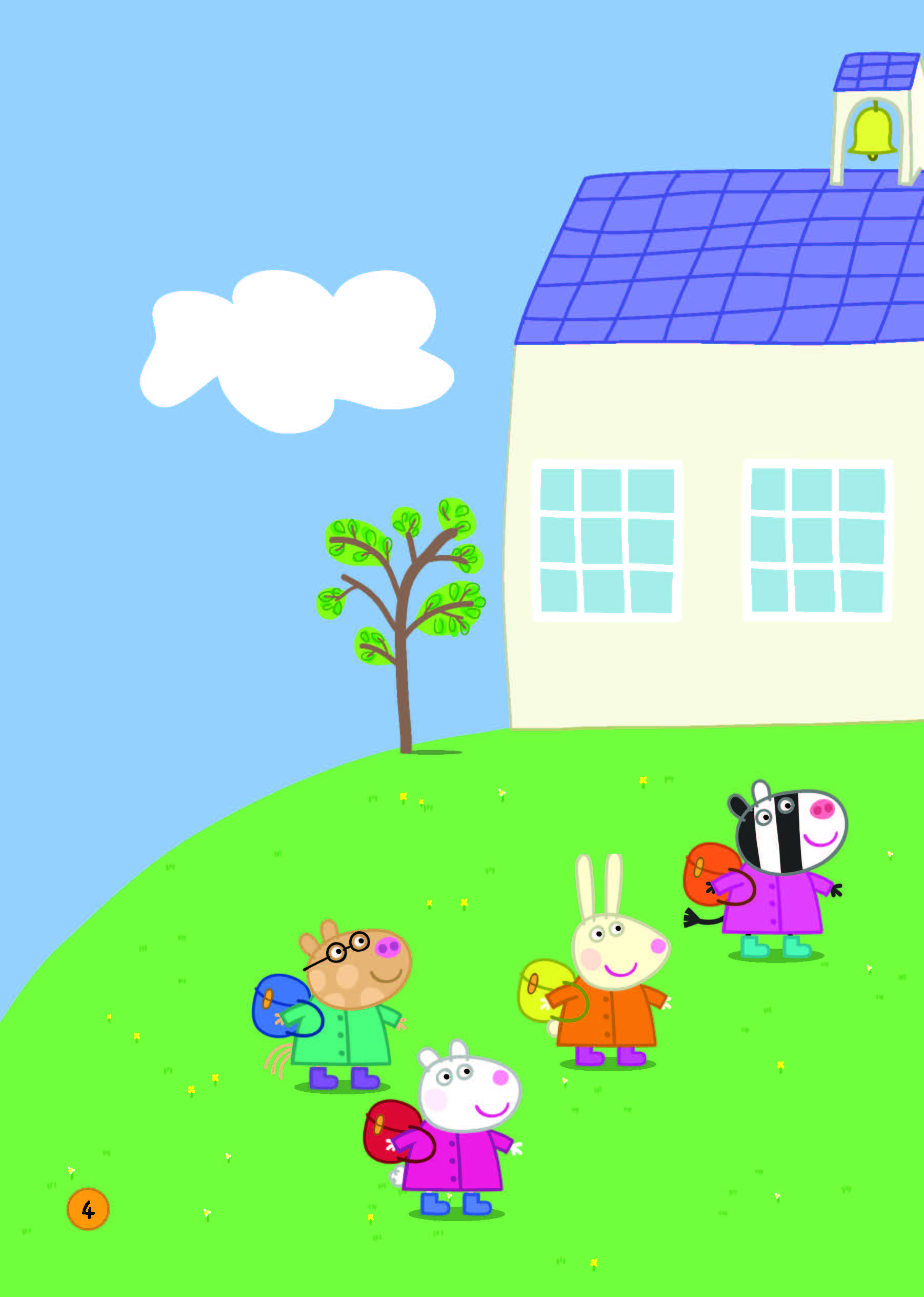peppa pig - peppaℹs school day - một ngày ở trường của peppa - song ngữ anh-việt - Ảnh 6