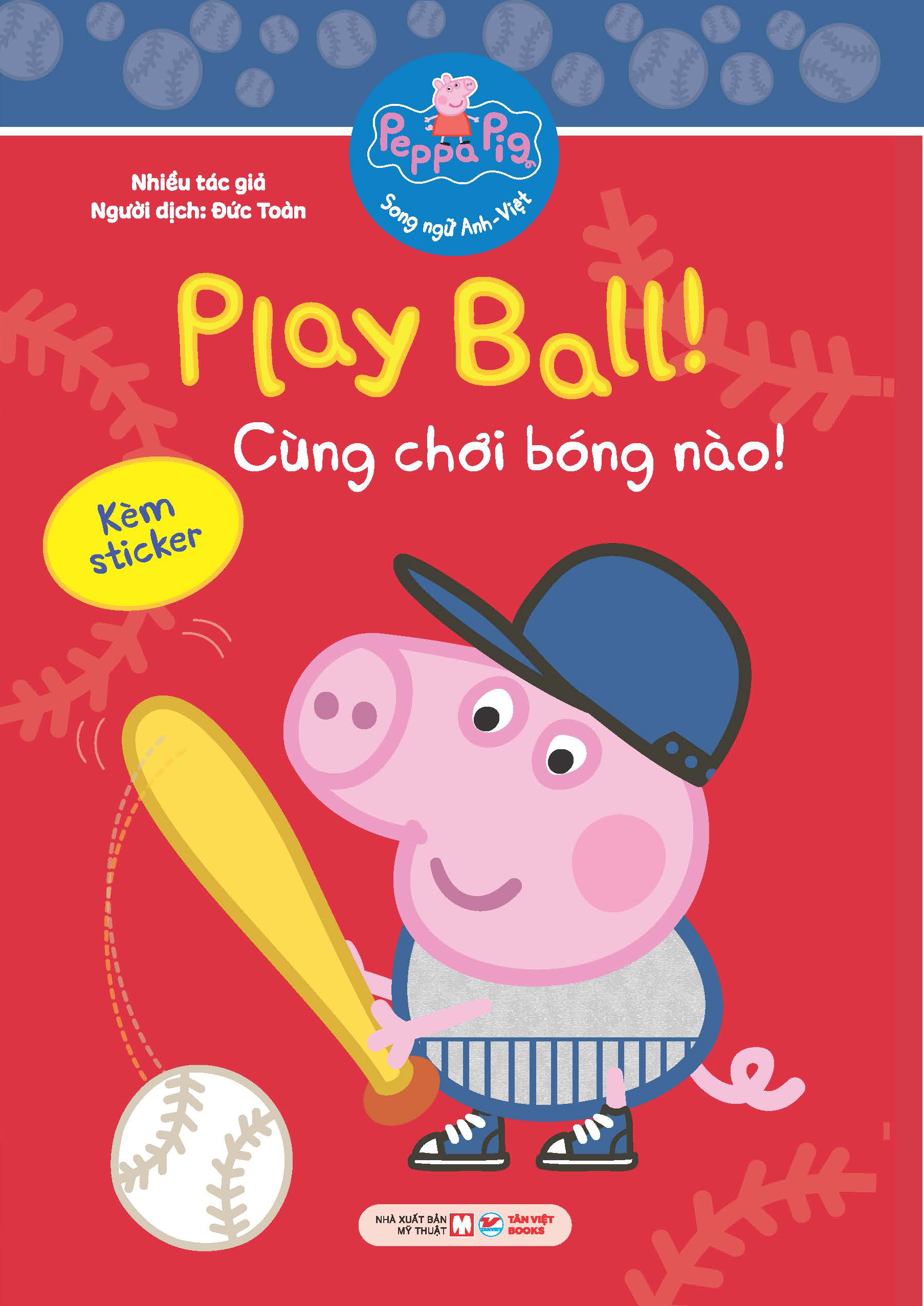 peppa pig - play ball! - chơi bóng nào! - song ngữ anh-việt - Ảnh 2
