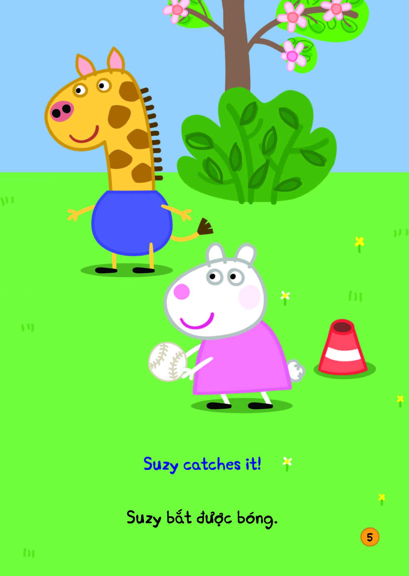 peppa pig - play ball! - chơi bóng nào! - song ngữ anh-việt - Ảnh 7