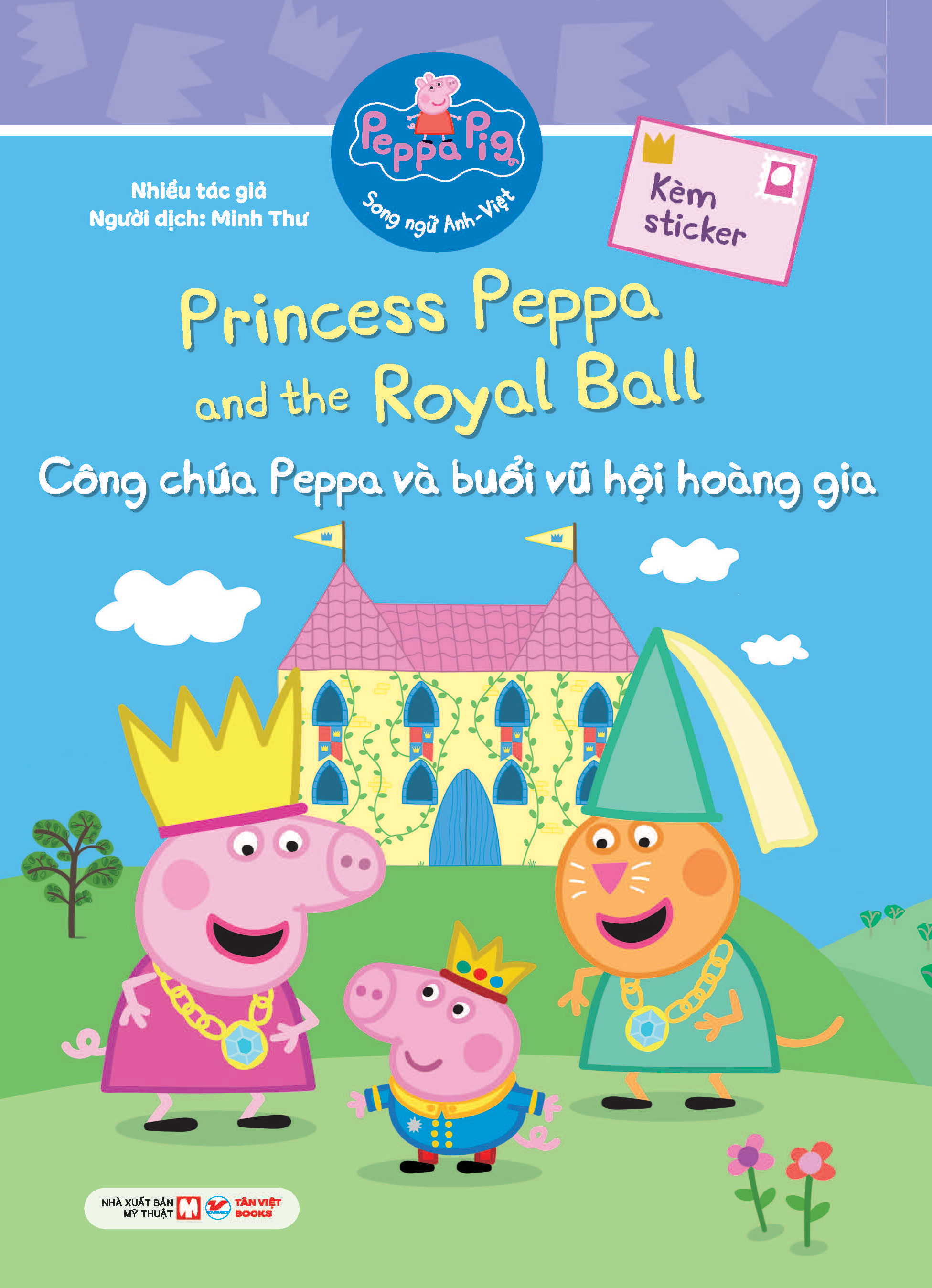 peppa pig - princess peppa and the royal ball - công chúa peppa và buổi vũ hội hoàng gia - song ngữ anh-việt - Ảnh 2