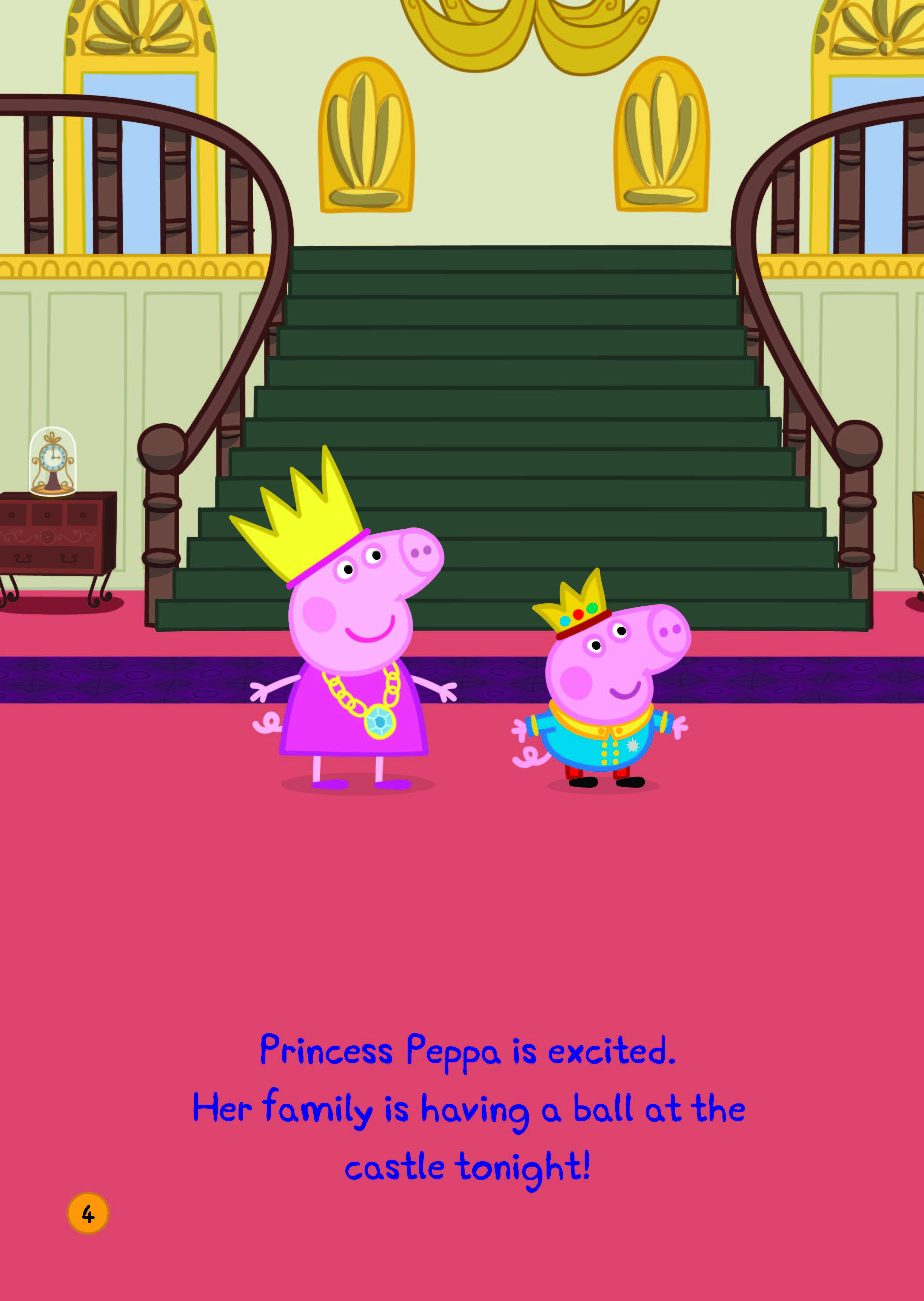 peppa pig - princess peppa and the royal ball - công chúa peppa và buổi vũ hội hoàng gia - song ngữ anh-việt - Ảnh 6
