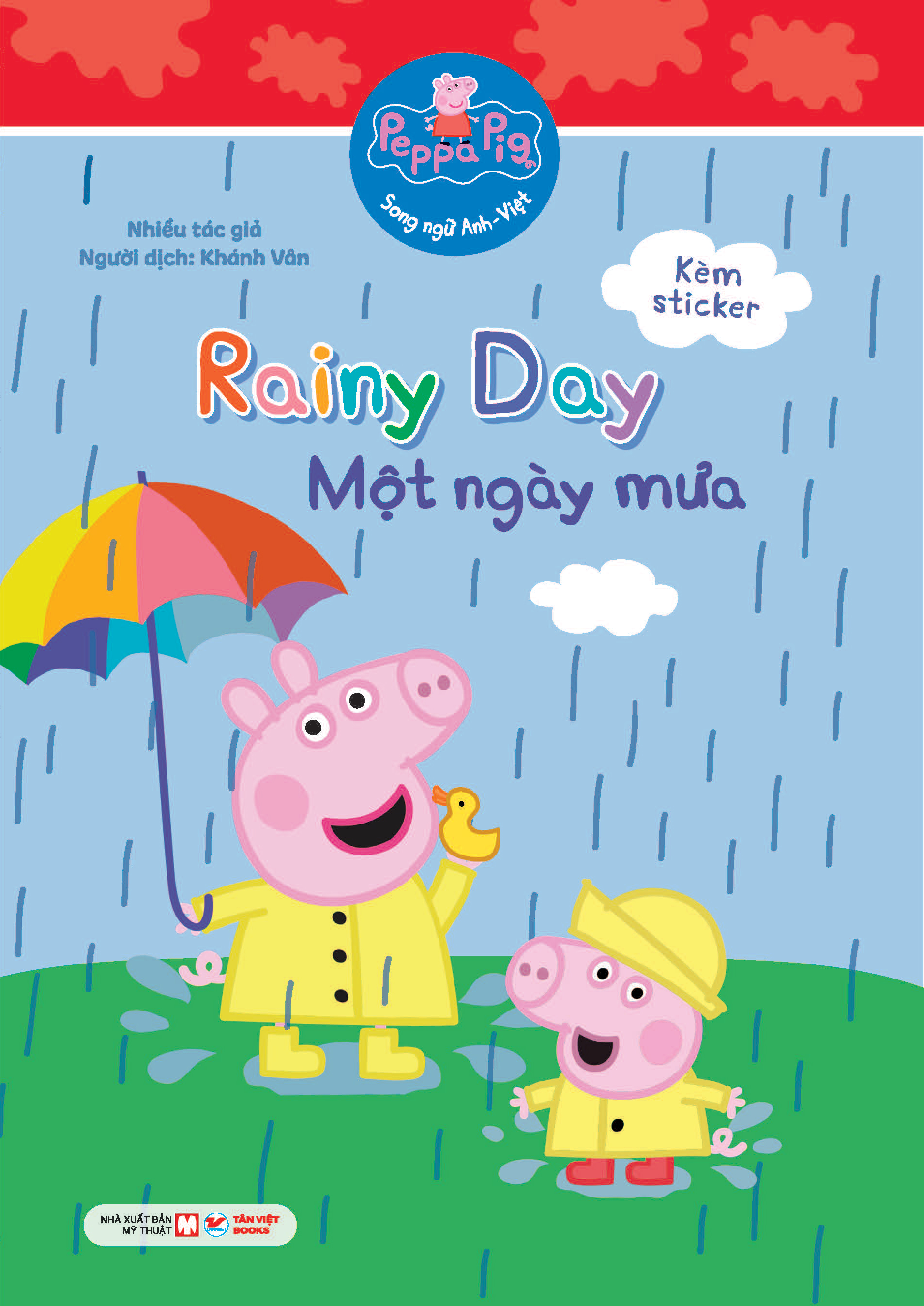 peppa pig - rainy day - một ngày mưa - song ngữ anh-việt - Ảnh 2