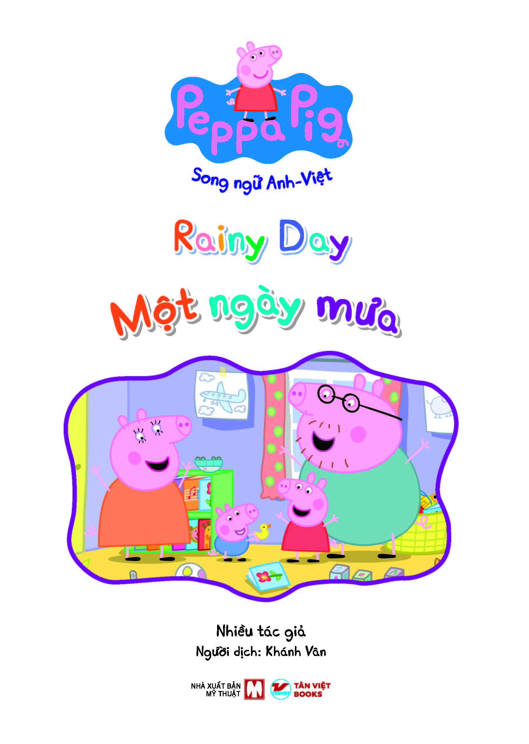 peppa pig - rainy day - một ngày mưa - song ngữ anh-việt - Ảnh 3