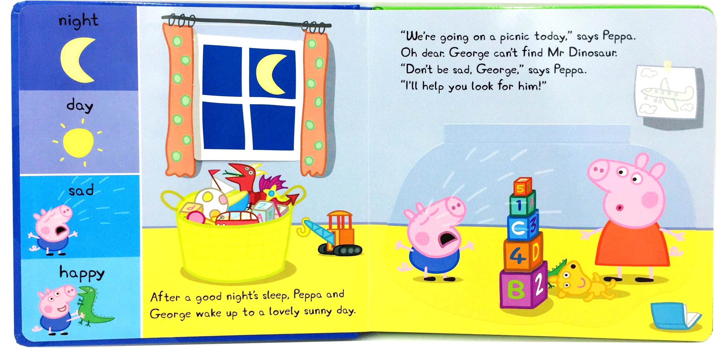 peppa pig: up and down: an opposites lift-the-flap book - Ảnh 2