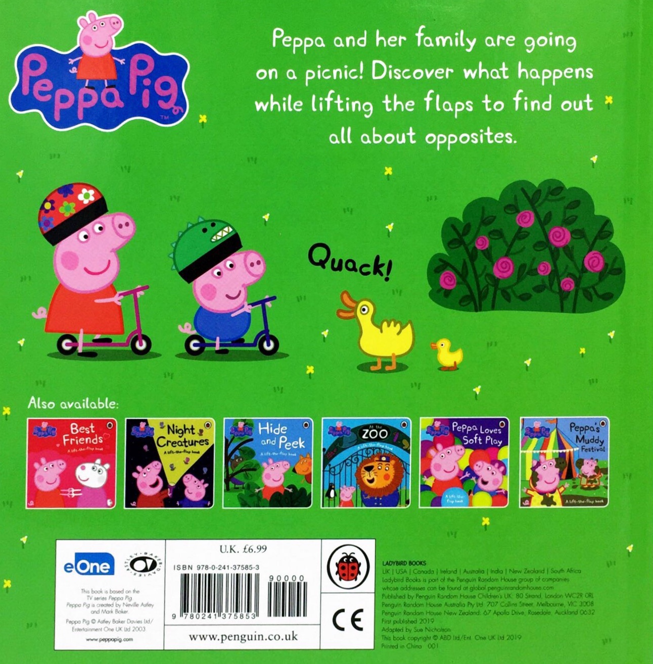 peppa pig: up and down: an opposites lift-the-flap book - Ảnh 4