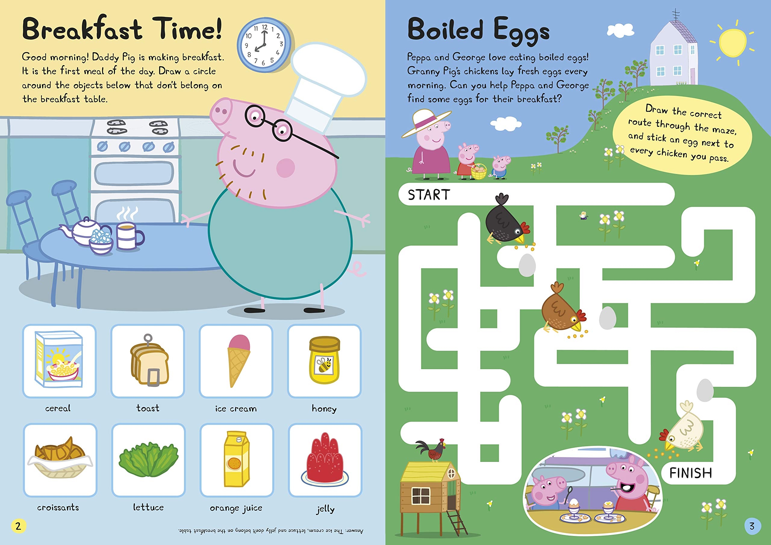 peppa pig: yum! yum! yum! sticker activity book - Ảnh 2