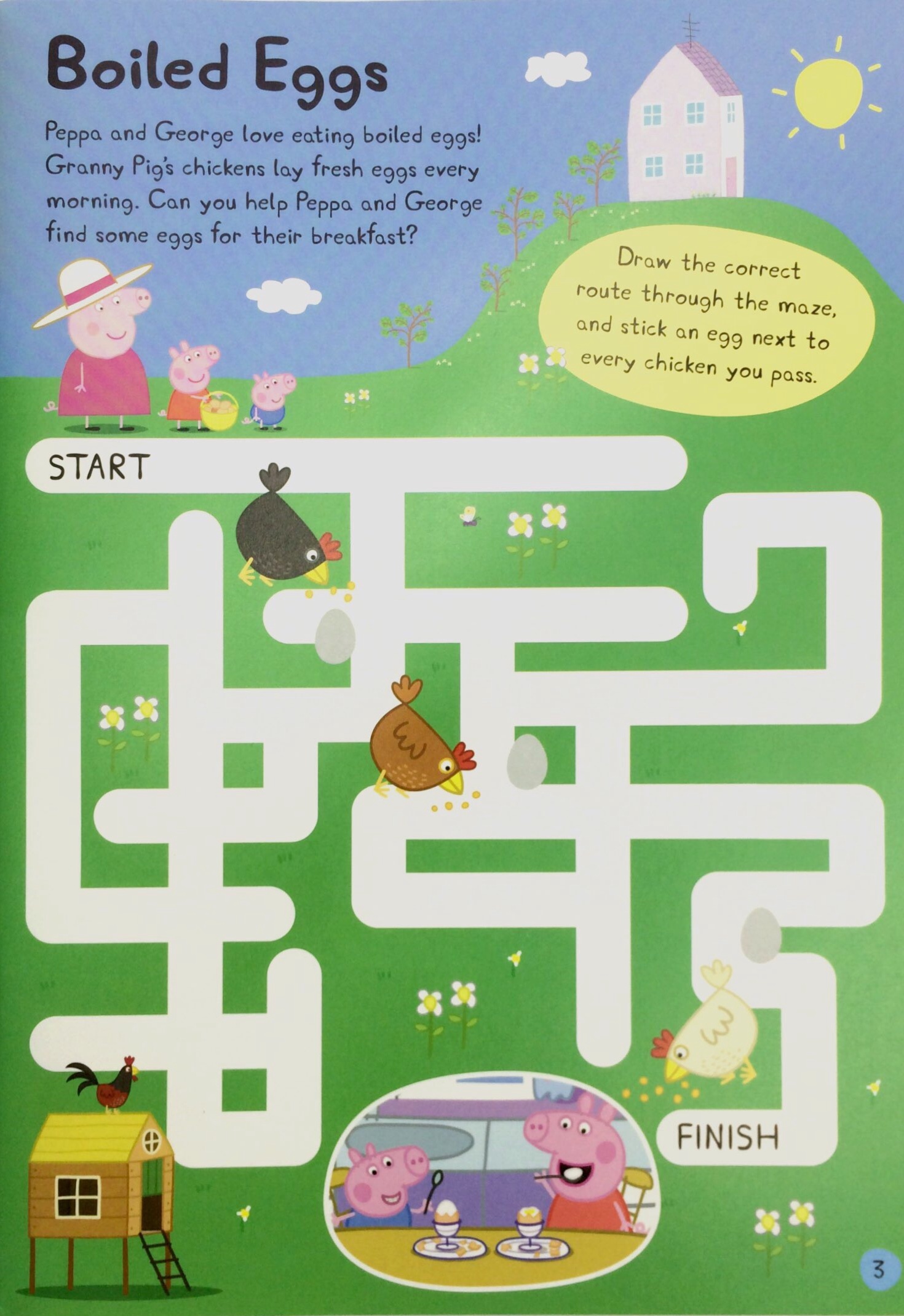 peppa pig: yum! yum! yum! sticker activity book - Ảnh 7