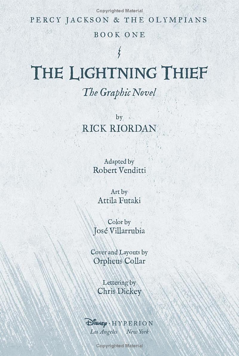 percy jackson and the olympians: the lightning thief (graphic novel) - Ảnh 3