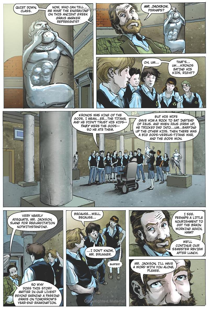 percy jackson and the olympians: the lightning thief (graphic novel) - Ảnh 4