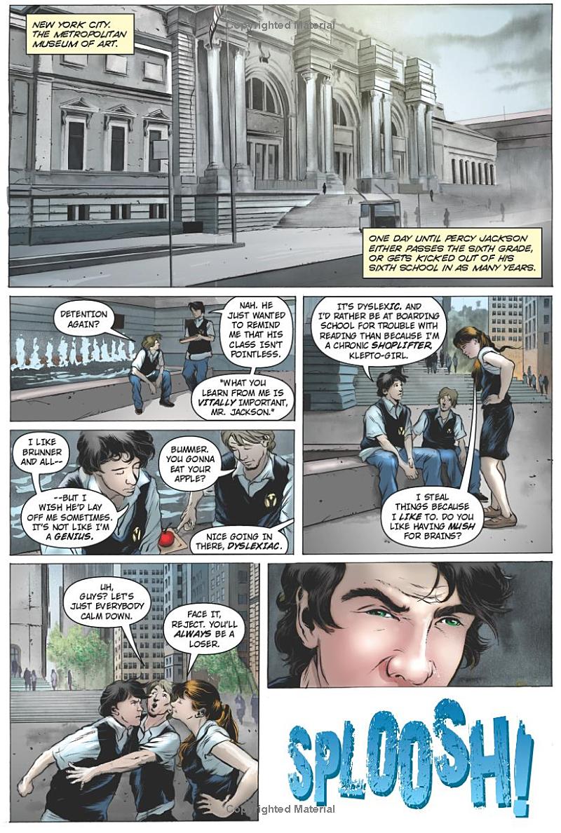 percy jackson and the olympians: the lightning thief (graphic novel) - Ảnh 5
