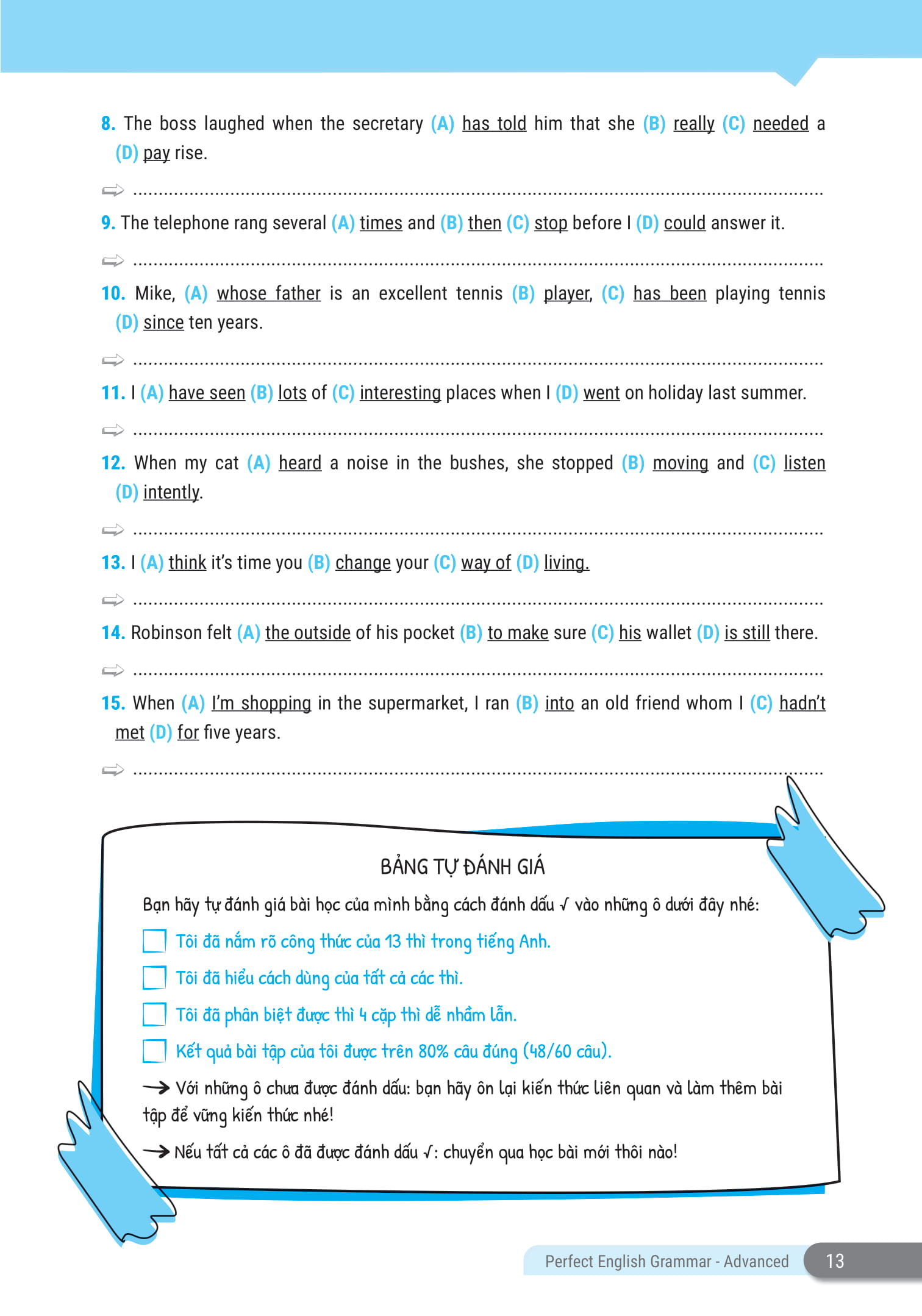 perfect english grammar - cẩm nang tự học toàn diện ngữ pháp tiếng anh - advanced - Ảnh 13