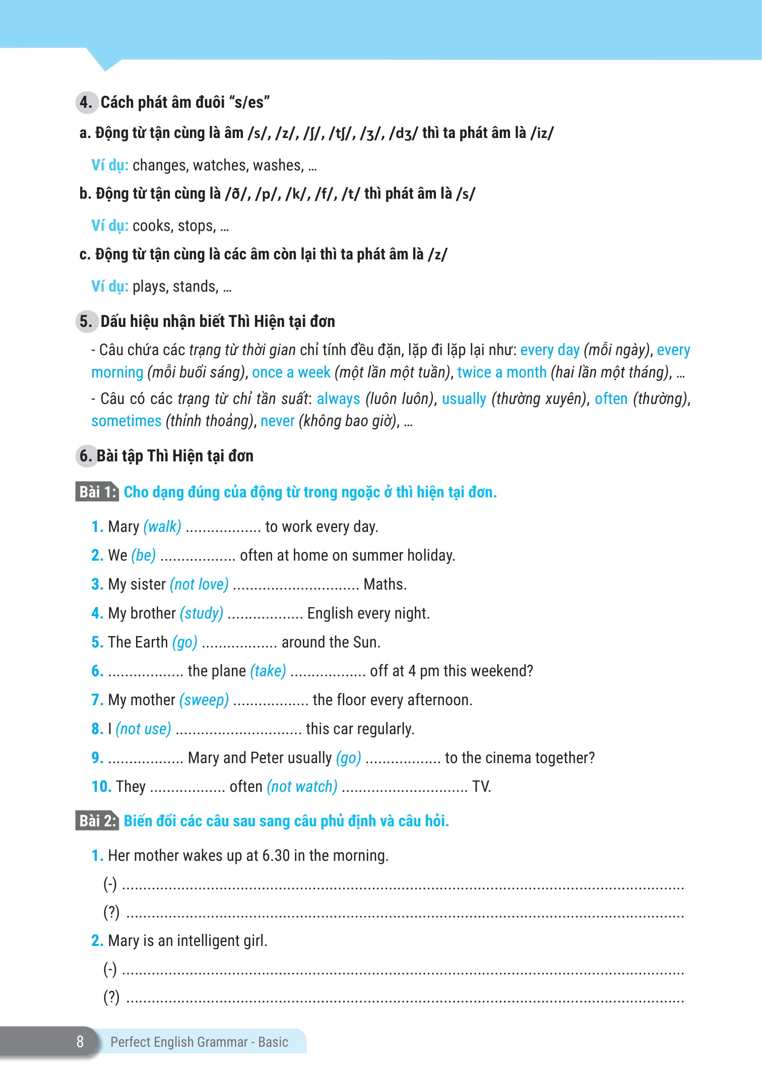 perfect english grammar - cẩm nang tự học toàn diện ngữ pháp tiếng anh - basic - Ảnh 8