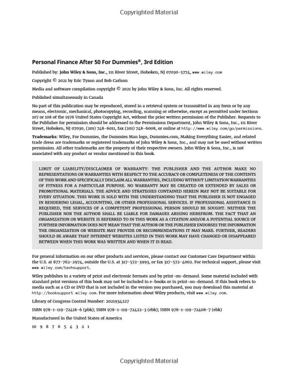 personal finance after 50 for dummies 3rd edition - Ảnh 6