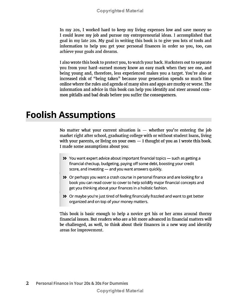 personal finance in your 20s & 30s for dummies - 3rd edition - Ảnh 11