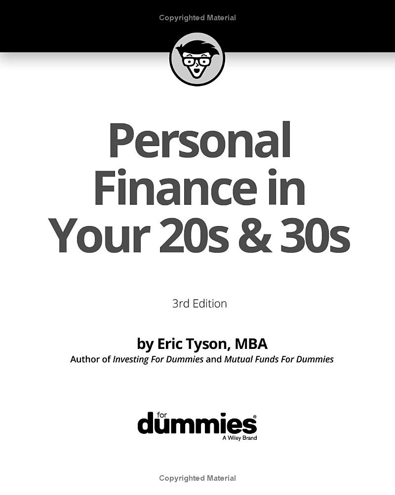 personal finance in your 20s & 30s for dummies - 3rd edition - Ảnh 6