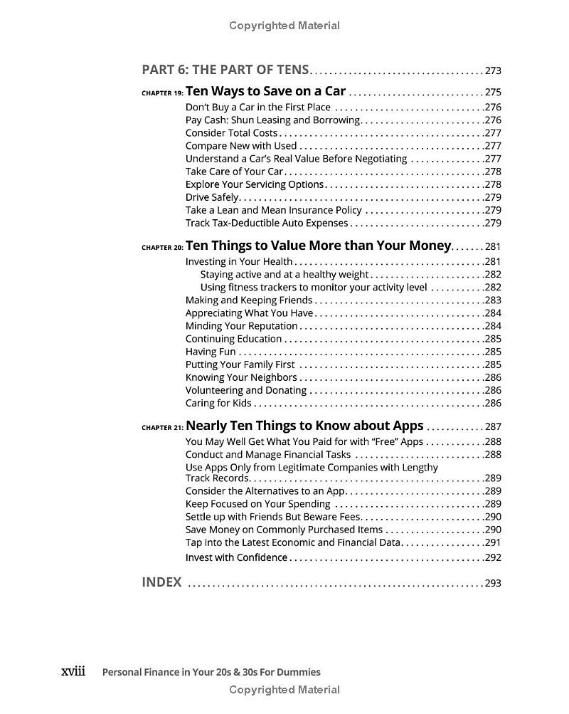 personal finance in your 20s & 30s for dummies - 3rd edition - Ảnh 9