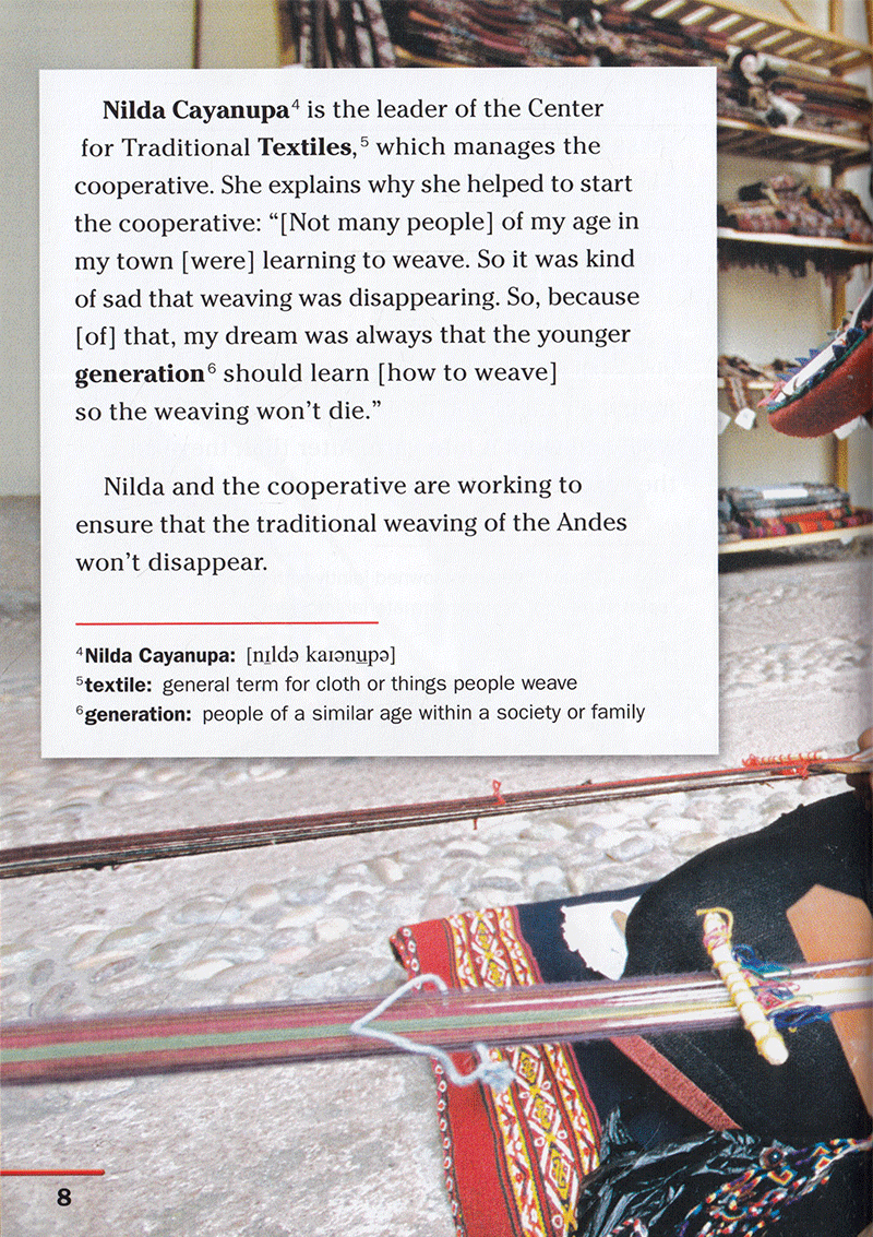 peruvian weavers: footprint reading library 1000 1st edition - Ảnh 11