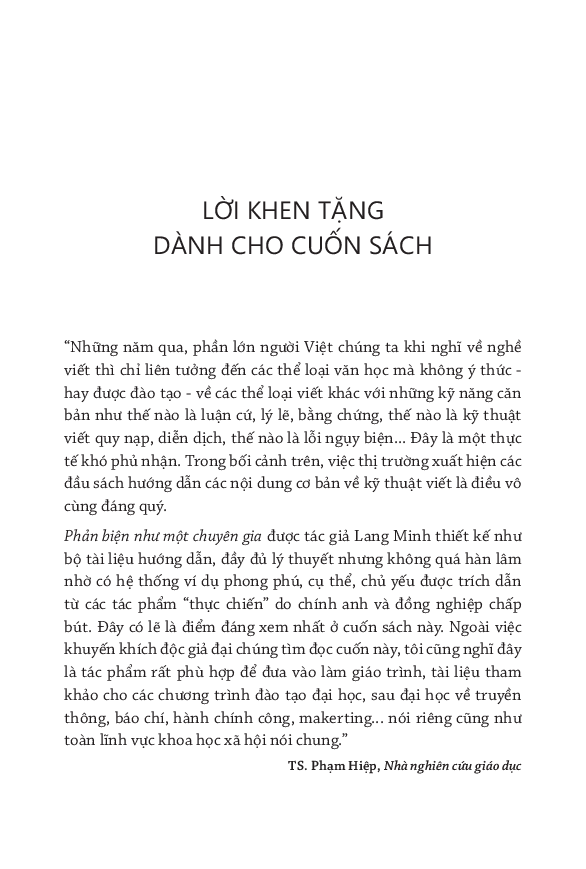 phản biện như một chuyên gia - lập luận sắc bén và tư duy hiệu quả - Ảnh 7