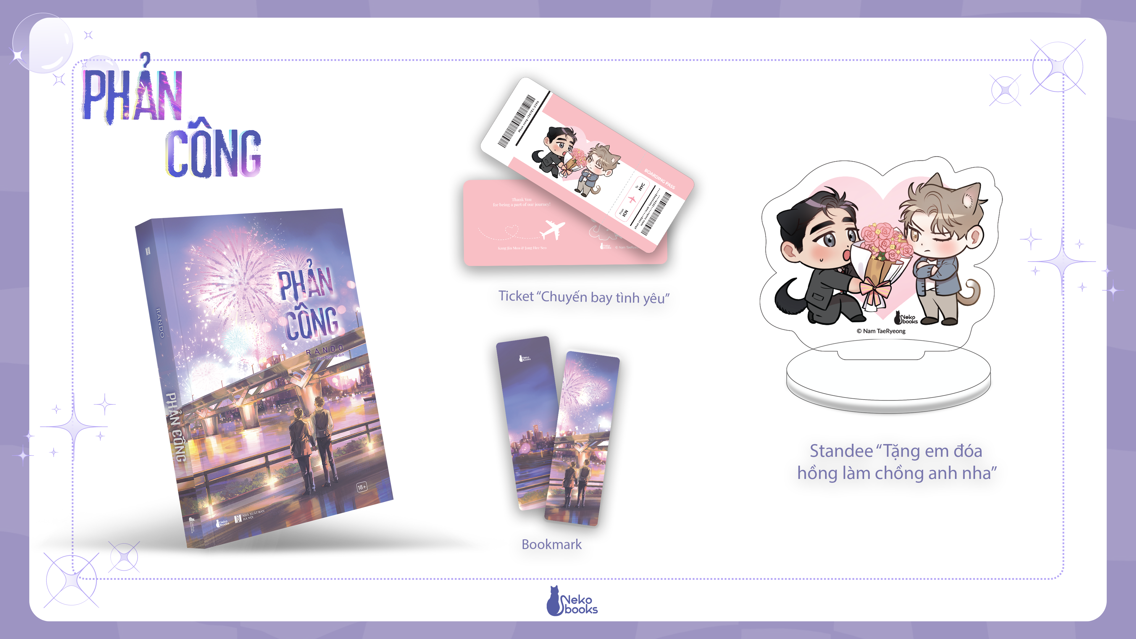 phản công - bản đặc biệt - tặng kèm bookmark bồi cứng 2 mặt + ticket 2 mặt + standee - Ảnh 2