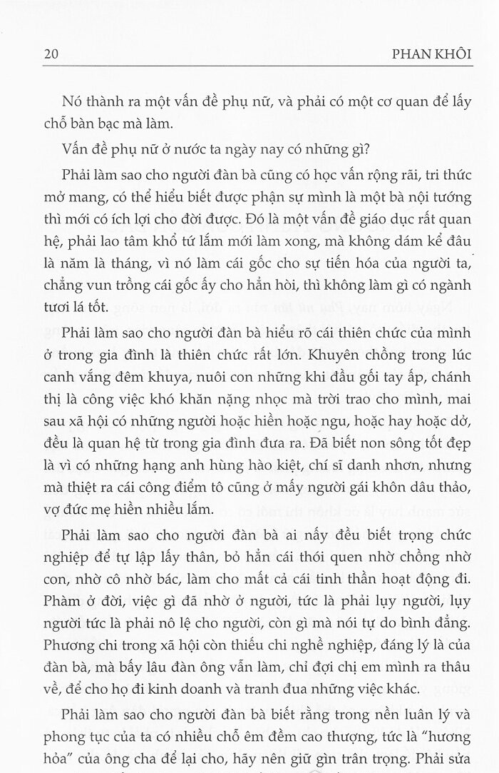 phan khôi - vấn đề phụ nữ nước ta (tái bản 2018) - Ảnh 4