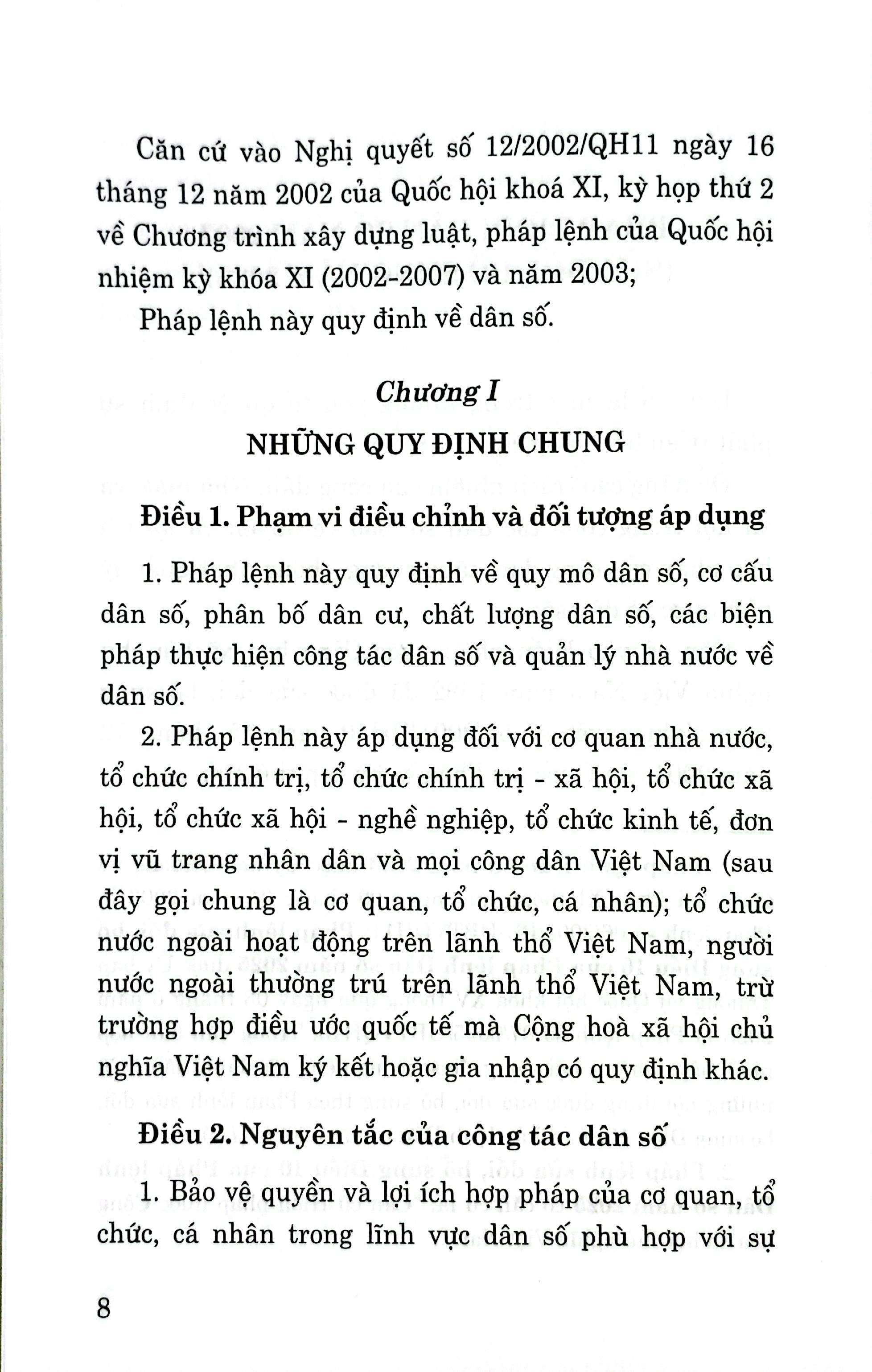 Pháp Lệnh Dân Số Năm 2003 (Sửa Đổi, Bổ Sung Năm 2025) - Ảnh 4