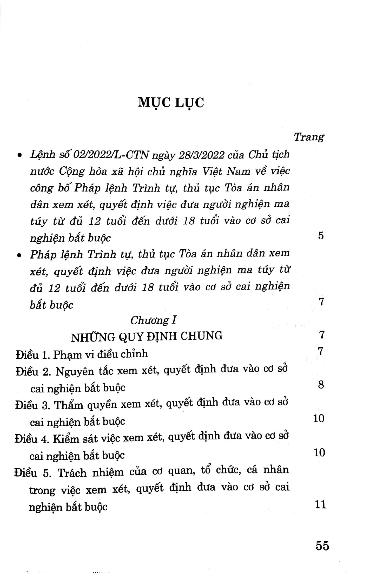 pháp lệnh trình tự thủ tục tòa án nhân dân xem xét, quyết định việc đưa người nghiện ma túy từ đủ 12 tuổi đến dưới 18 tuổi vào cơ sở cai nghiện bắt buộc - Ảnh 3