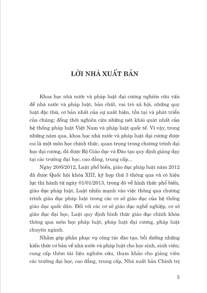 pháp luật đại cương - dùng trong các trường đại học, cao đẳng và trung cấp - Ảnh 3