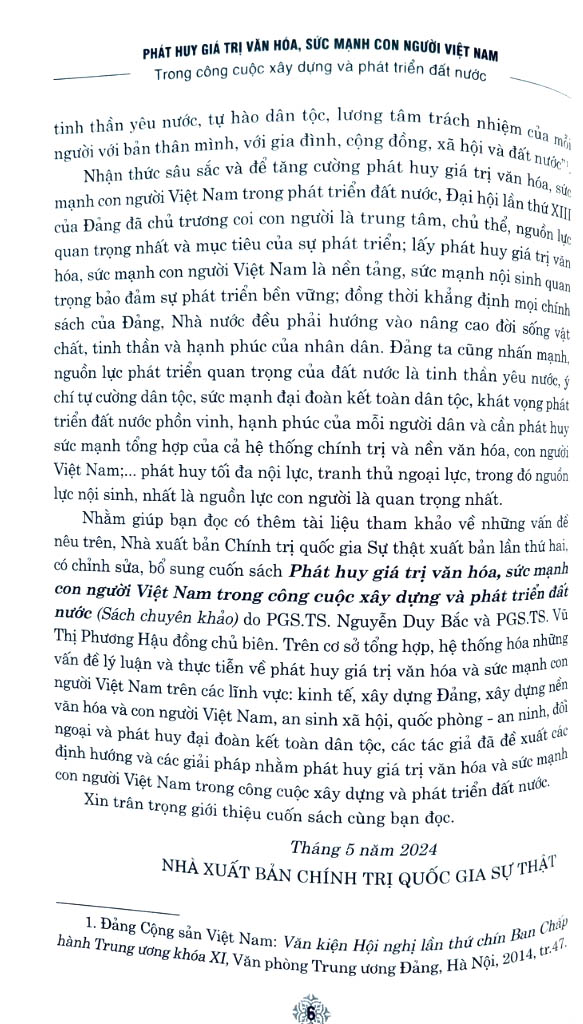 phát huy giá trị văn hóa, sức mạnh con người việt nam trong công cuộc xây dựng và phát triển đất nước - Ảnh 4