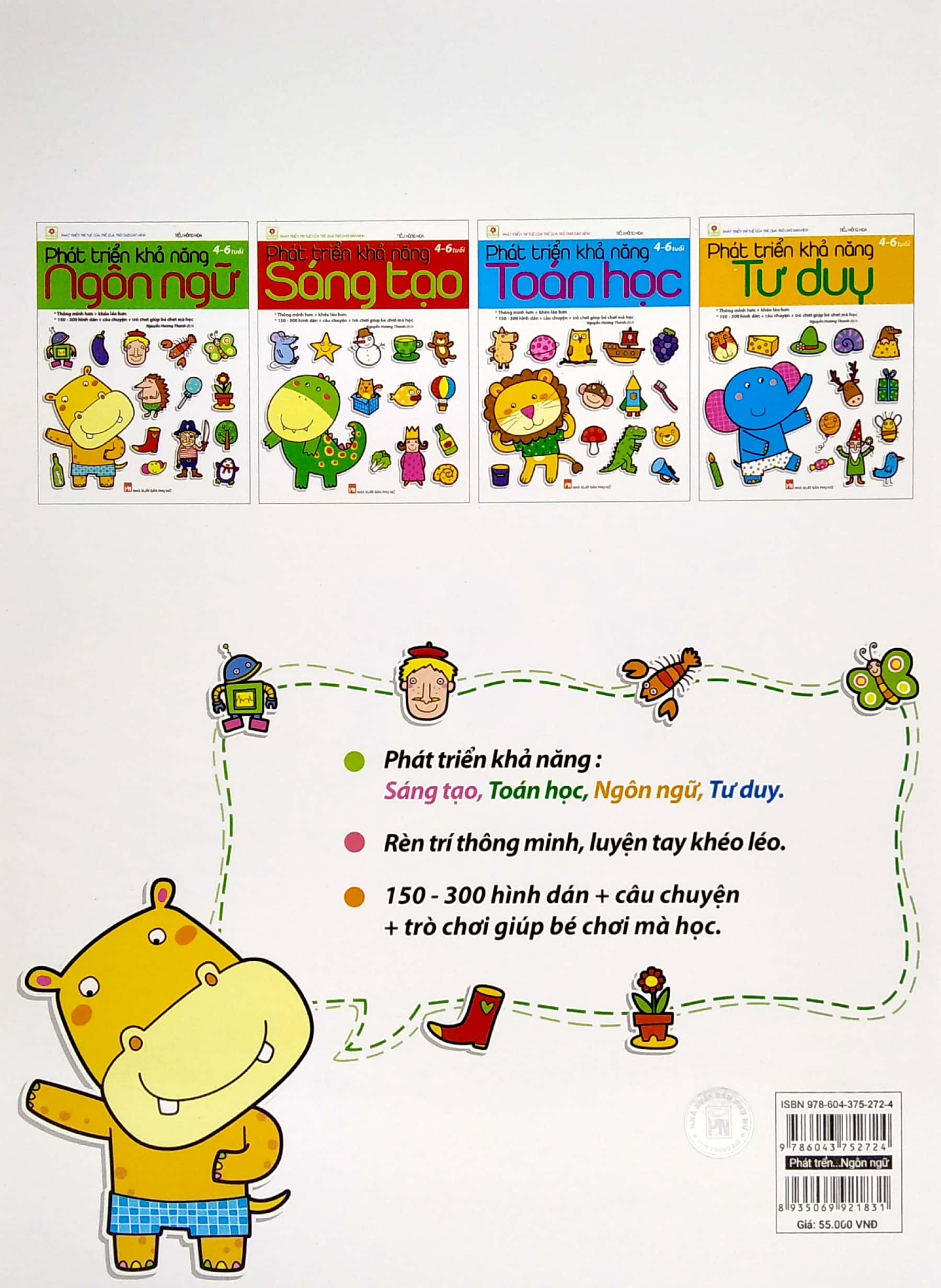 phát triển khả năng ngôn ngữ (4 - 6 tuổi) - tái bản 2022 - Ảnh 7