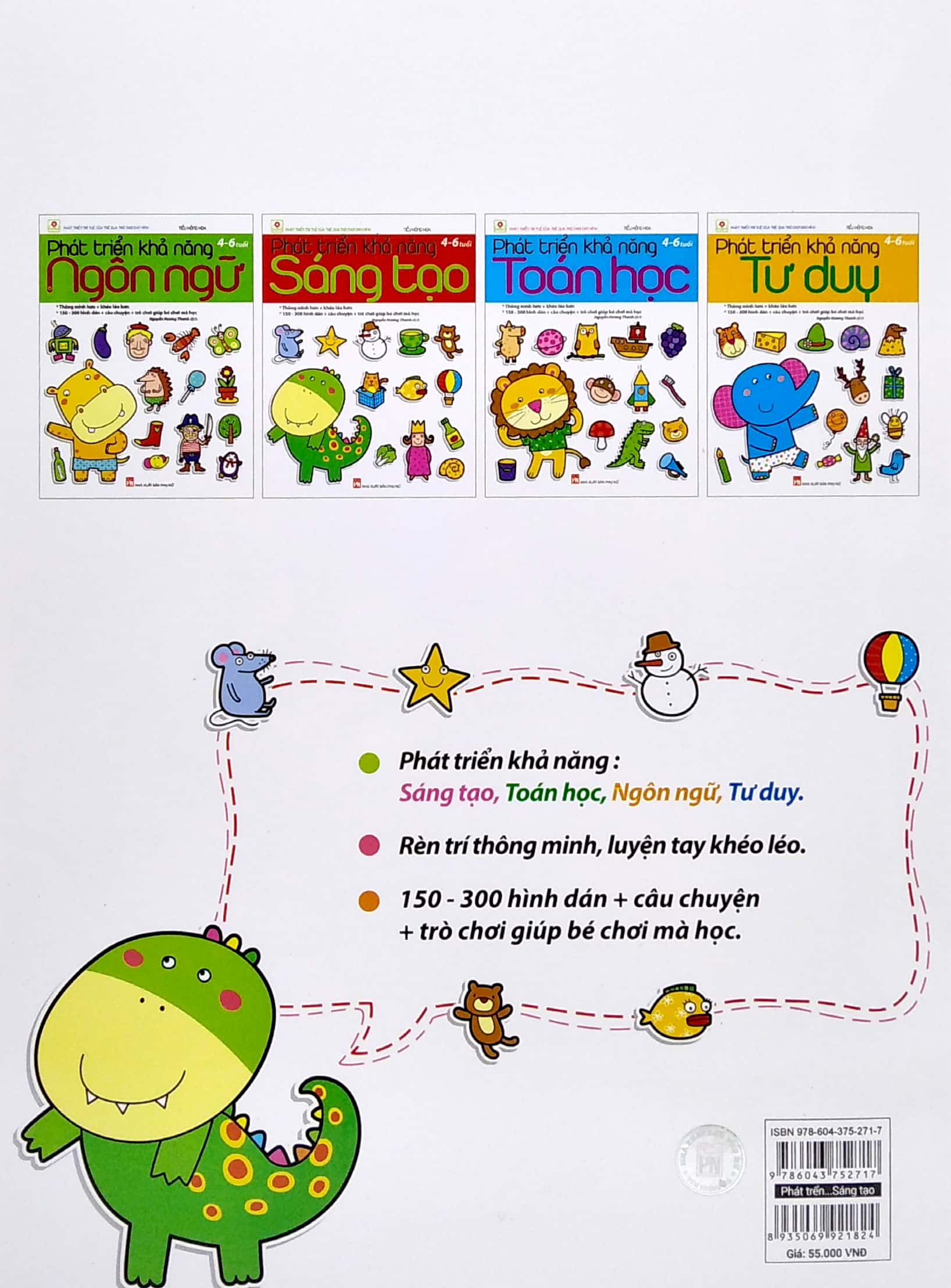 phát triển khả năng sáng tạo (4 - 6 tuổi) - tái bản 2022 - Ảnh 7
