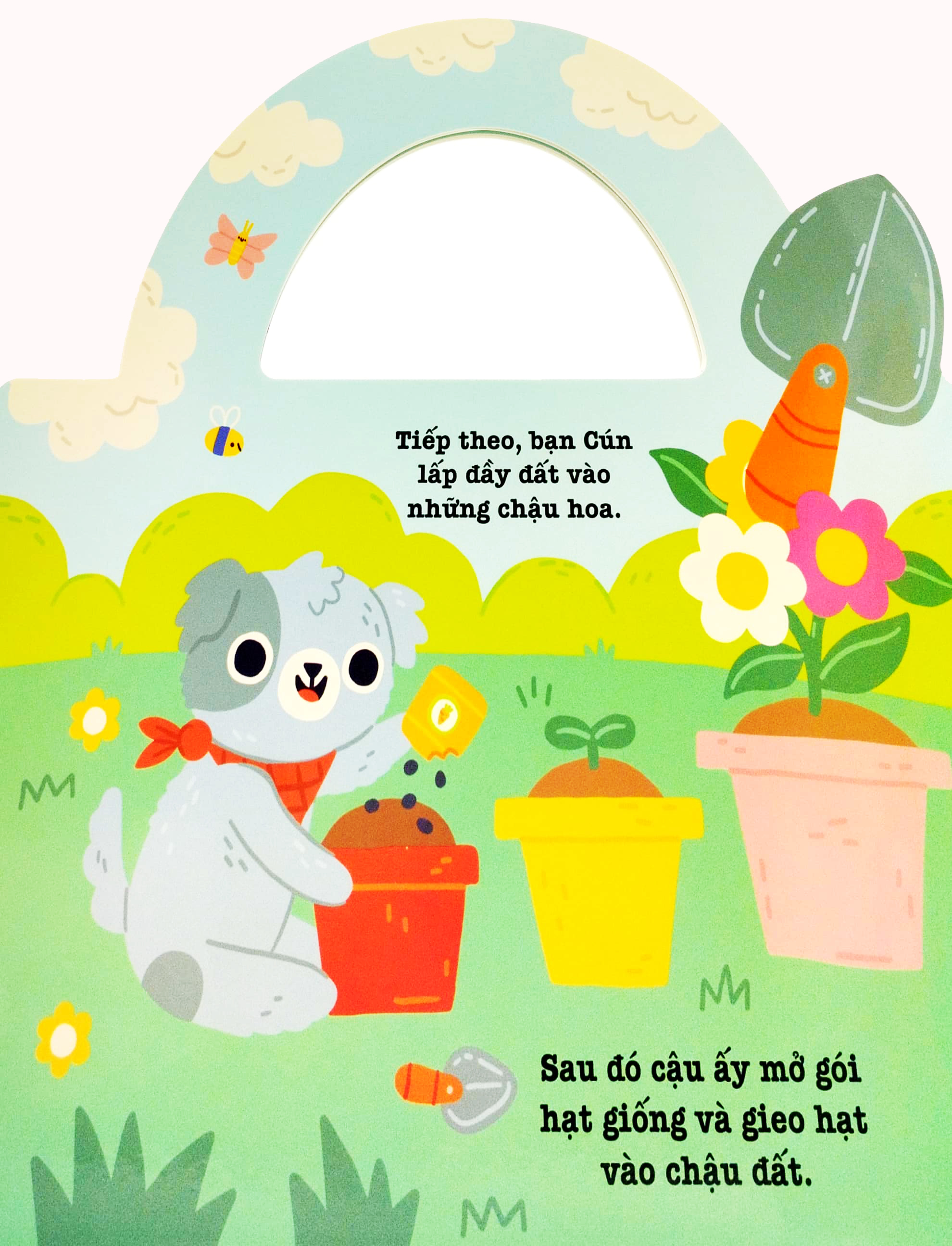 phát triển kĩ năng cho bé - giỏ đồ vui nhộn - trong vườn - Ảnh 5