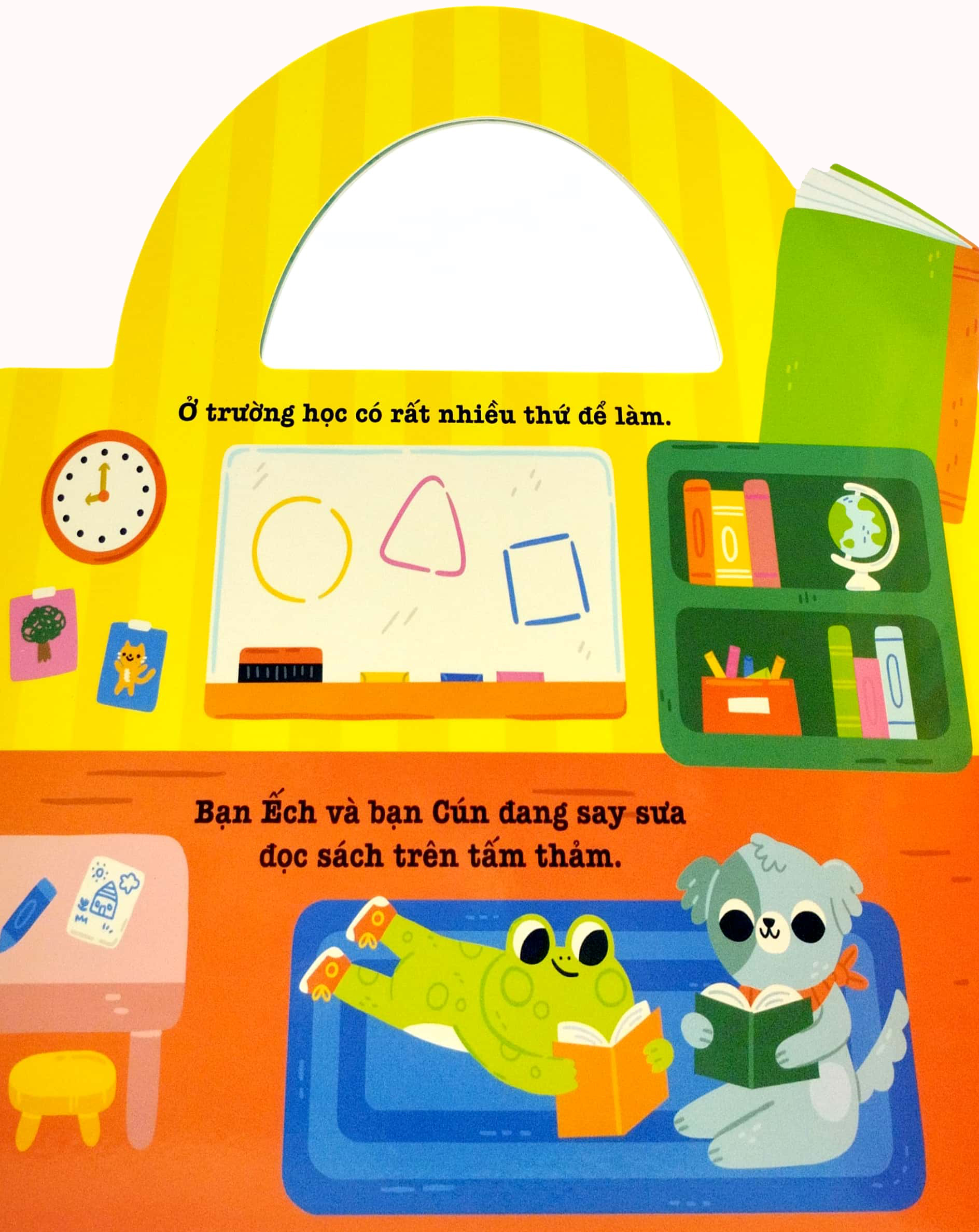 phát triển kĩ năng cho bé - giỏ đồ vui nhộn - trường học - Ảnh 5