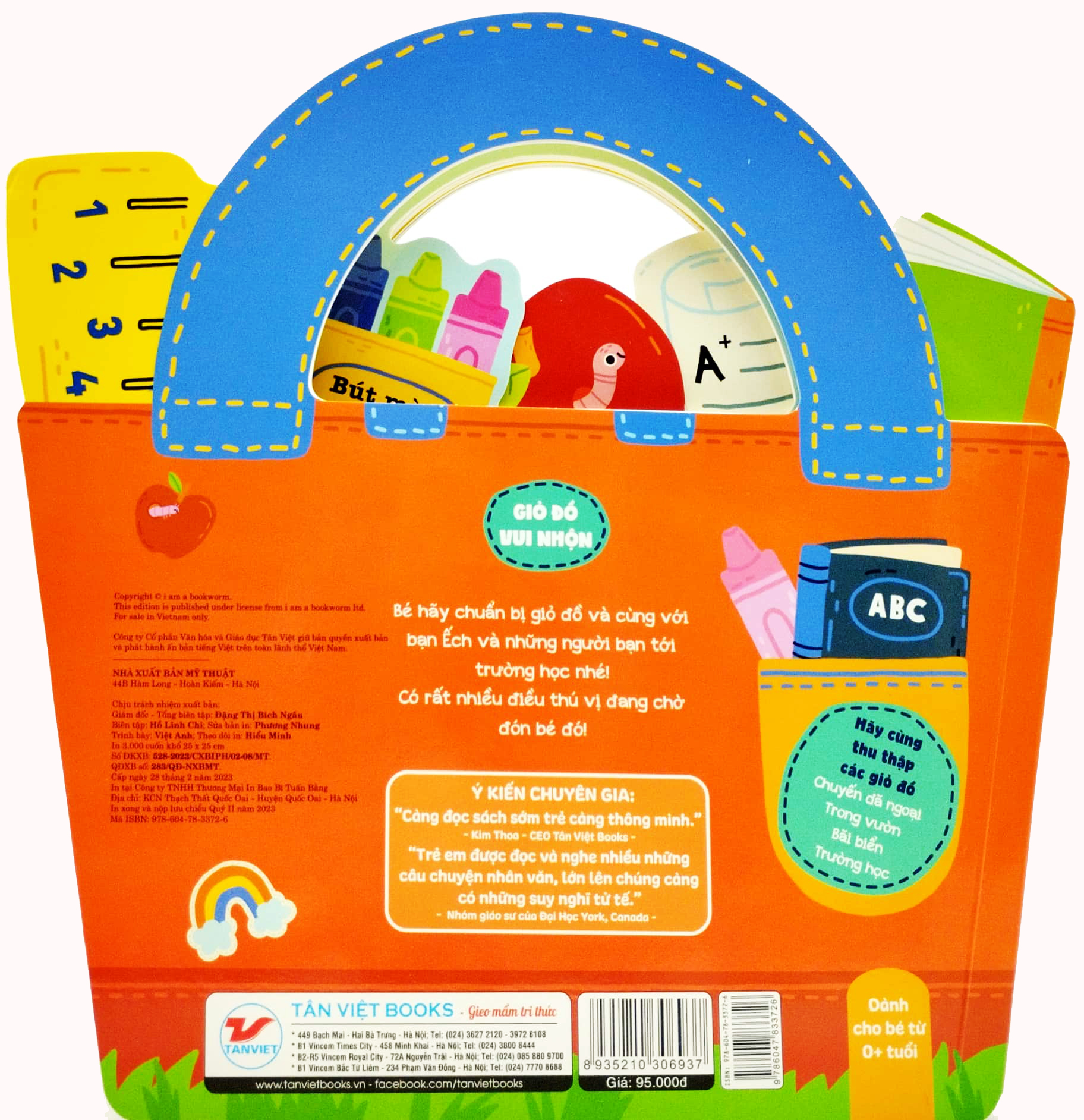 phát triển kĩ năng cho bé - giỏ đồ vui nhộn - trường học - Ảnh 6